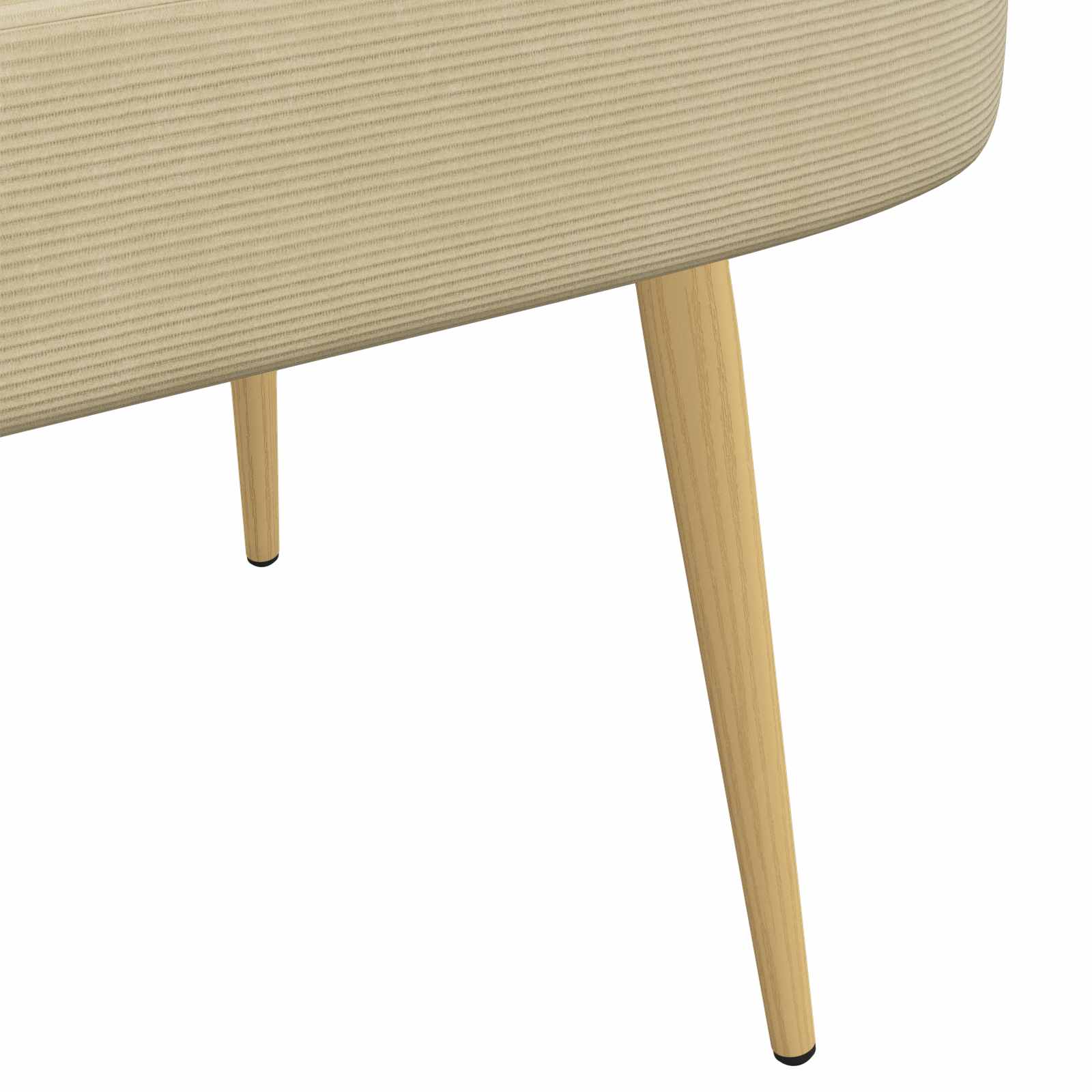 Beklede bank met rugleuning Lichtgroen Grijs 110 x 60 x 76 cm – afbeelding 6