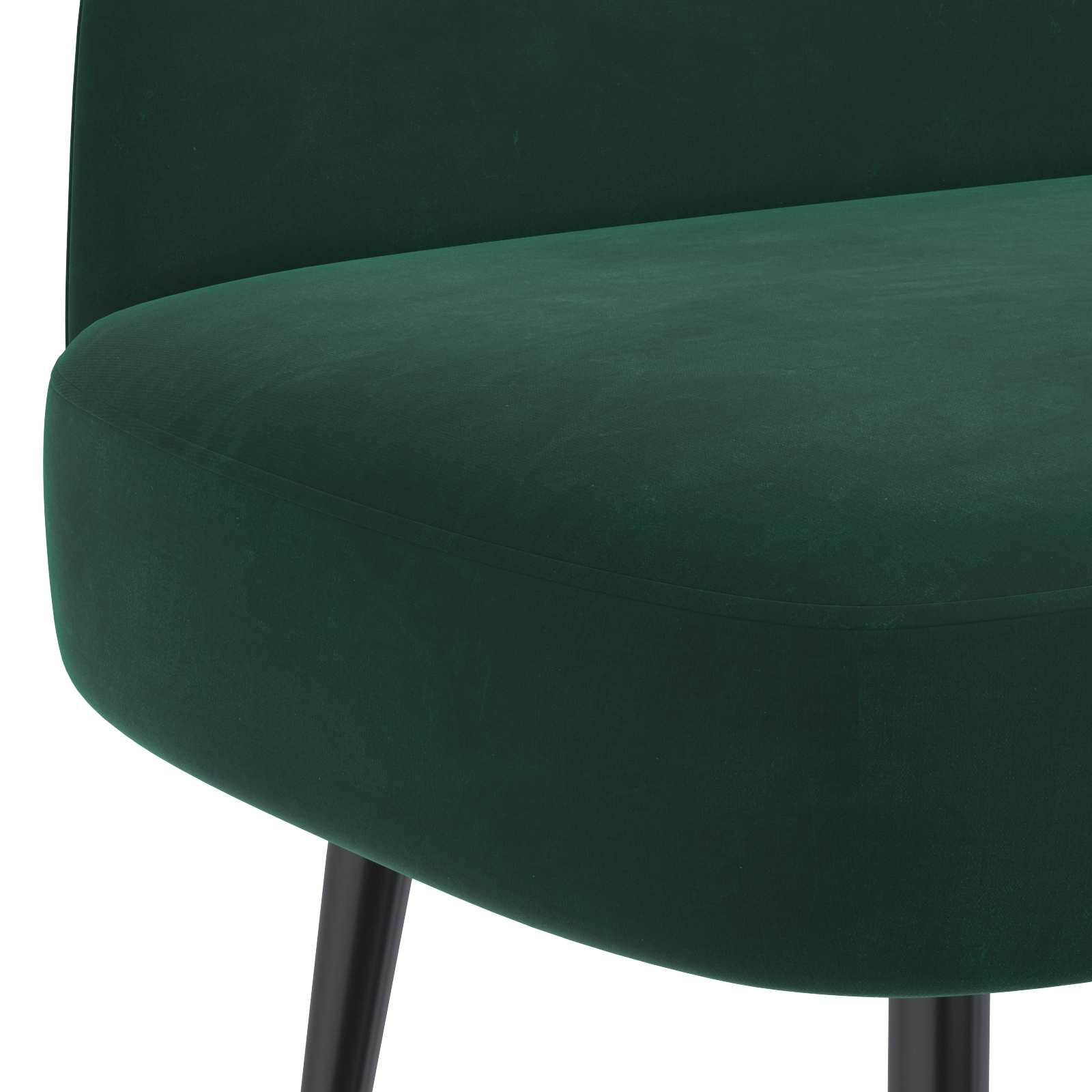 Beklede bank met rugleuning Donkergroen 110 x 60 x 76 cm – afbeelding 5