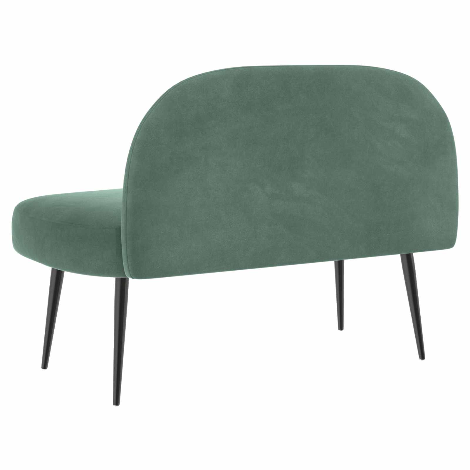 Beklede bank met rugleuning Zeegroen 110 x 60 x 76 cm Fluweel – afbeelding 4