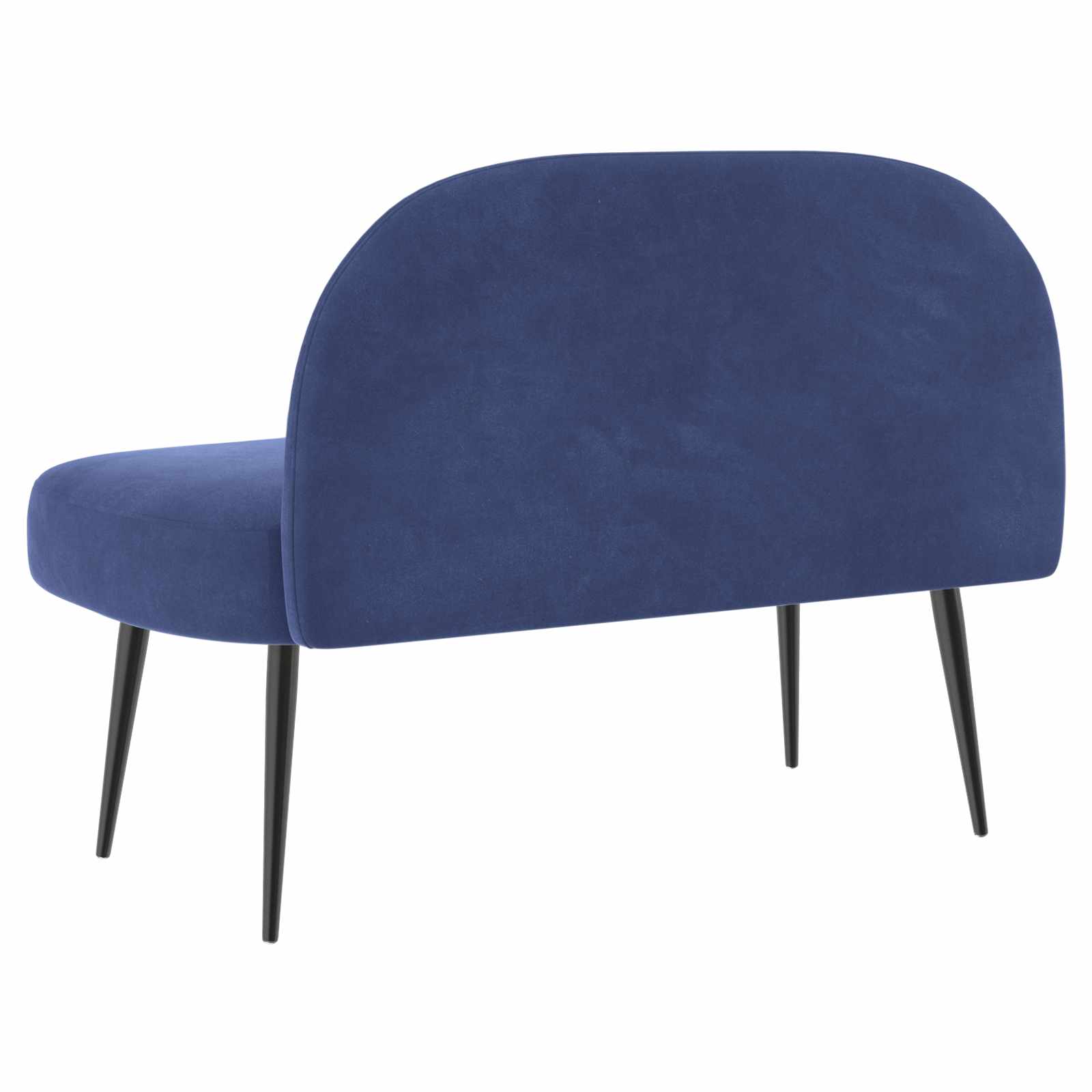 Beklede bank met rugleuning Politieblauw 110 x 60 x 76 cm – afbeelding 4
