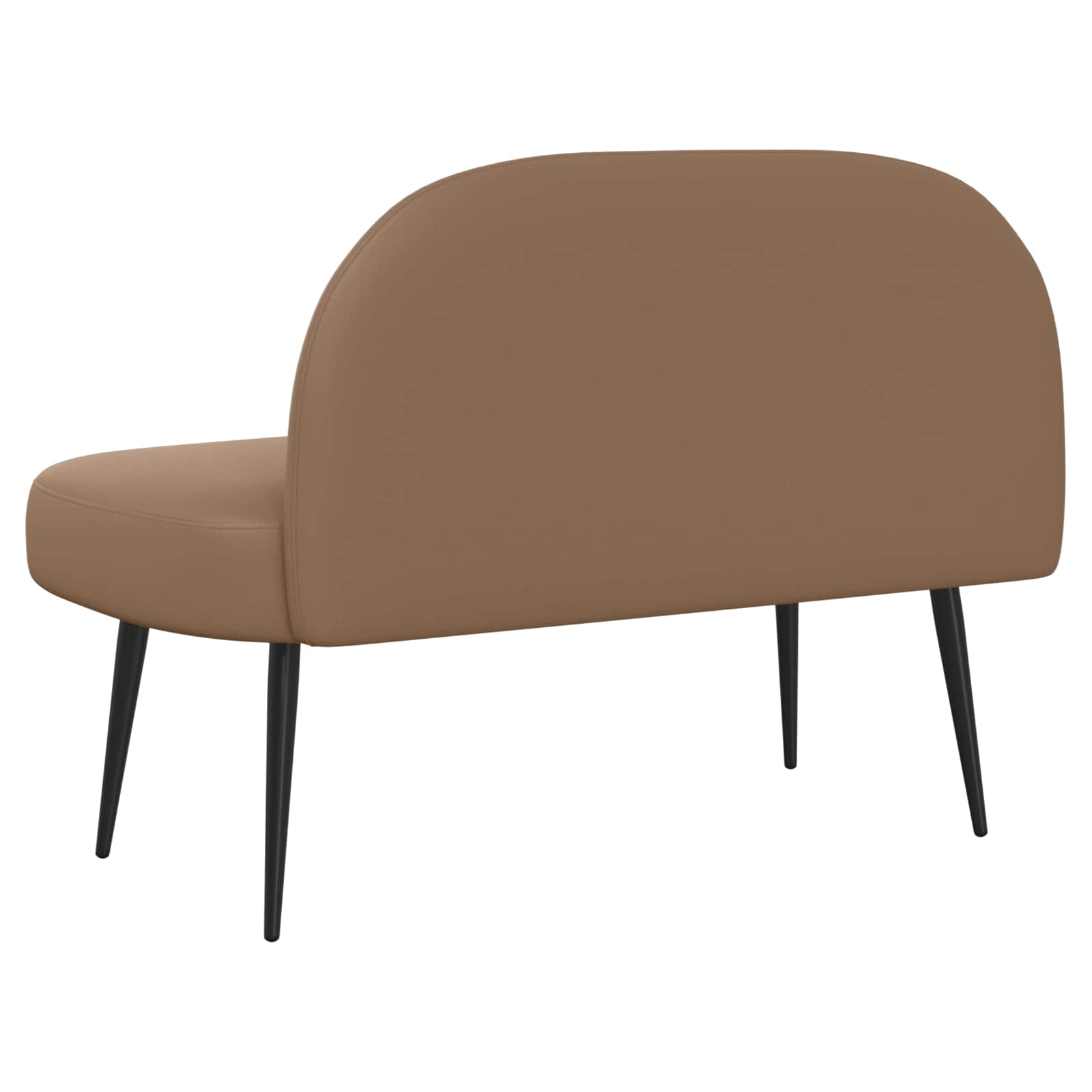 Beklede bank met rugleuning Cappuccino 110 x 60 x 76 cm – afbeelding 4