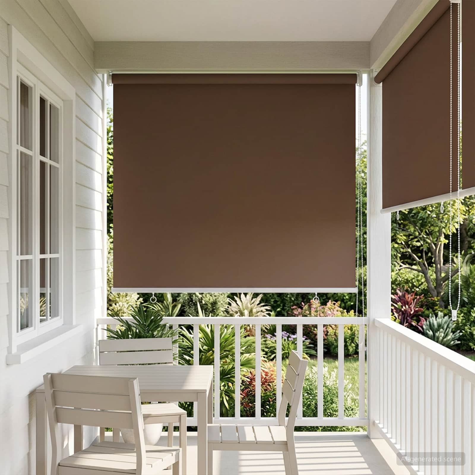 Buitenrolgordijn UV-bescherming Taupe 65 x 140 cm (B x H)
