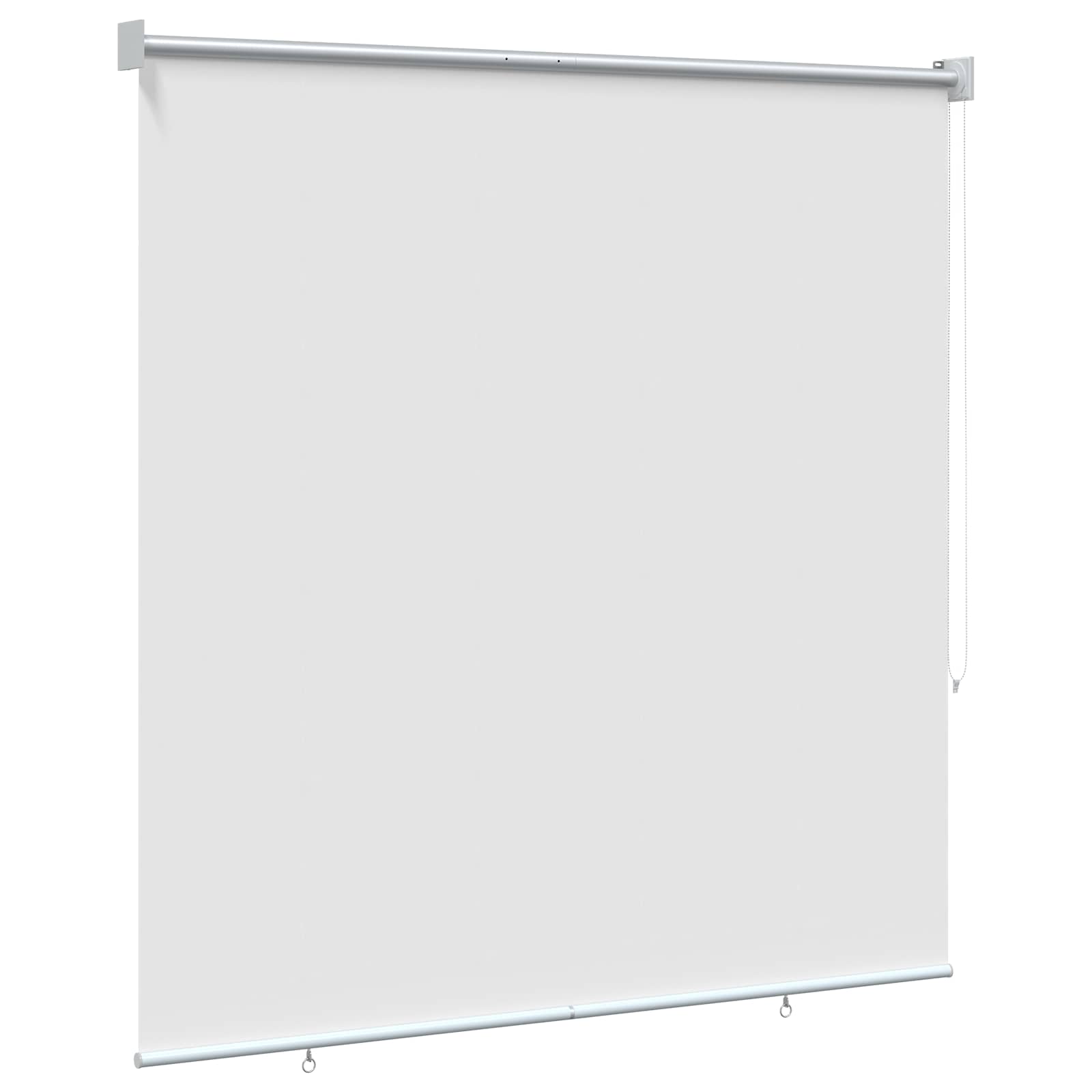 Buitenrolgordijn UV-bescherming Wit 125 x 230 cm (B x H) – afbeelding 4