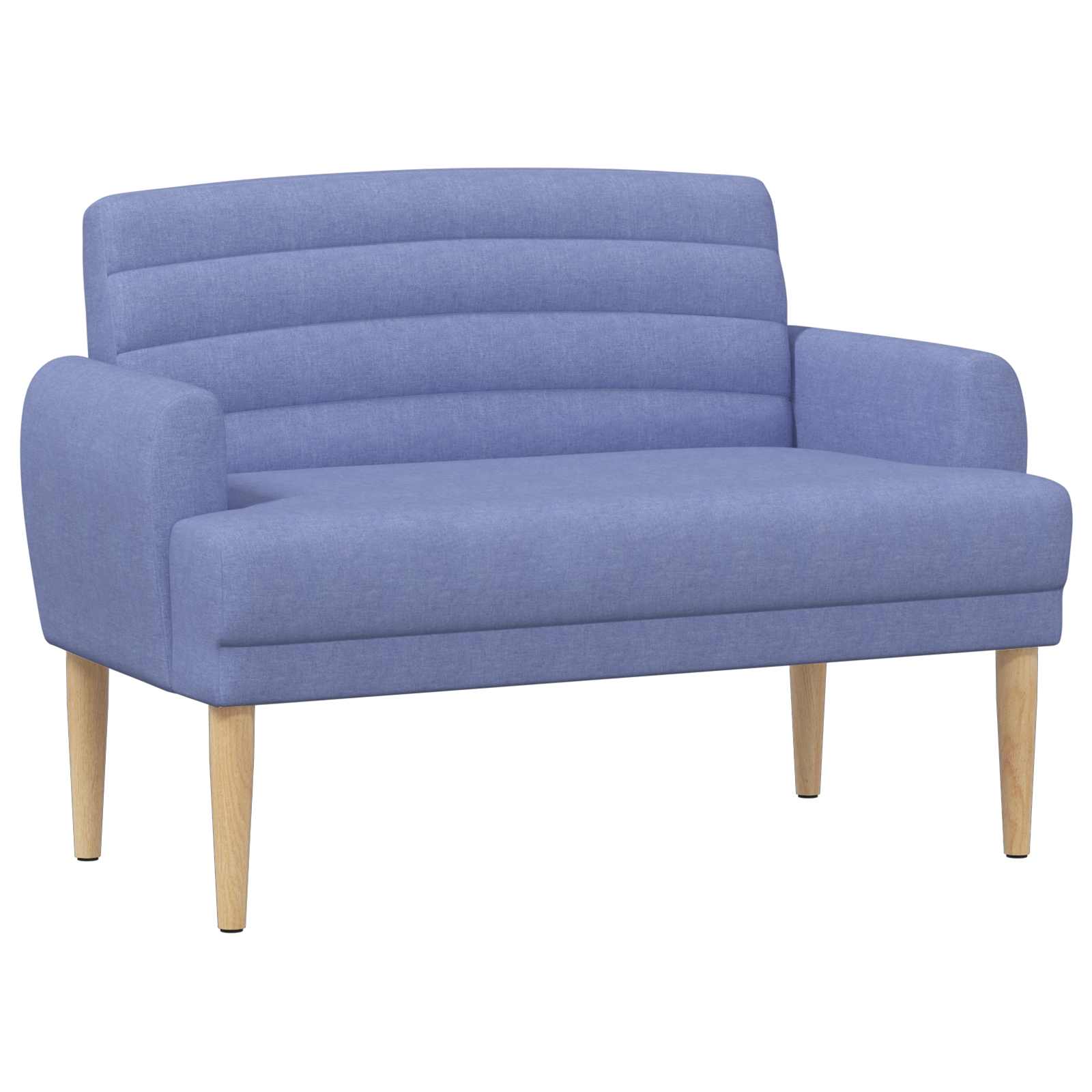 Loungebank met knopencomfort Jeans Blauw 116 x 67 x 80 cm Stof – afbeelding 1