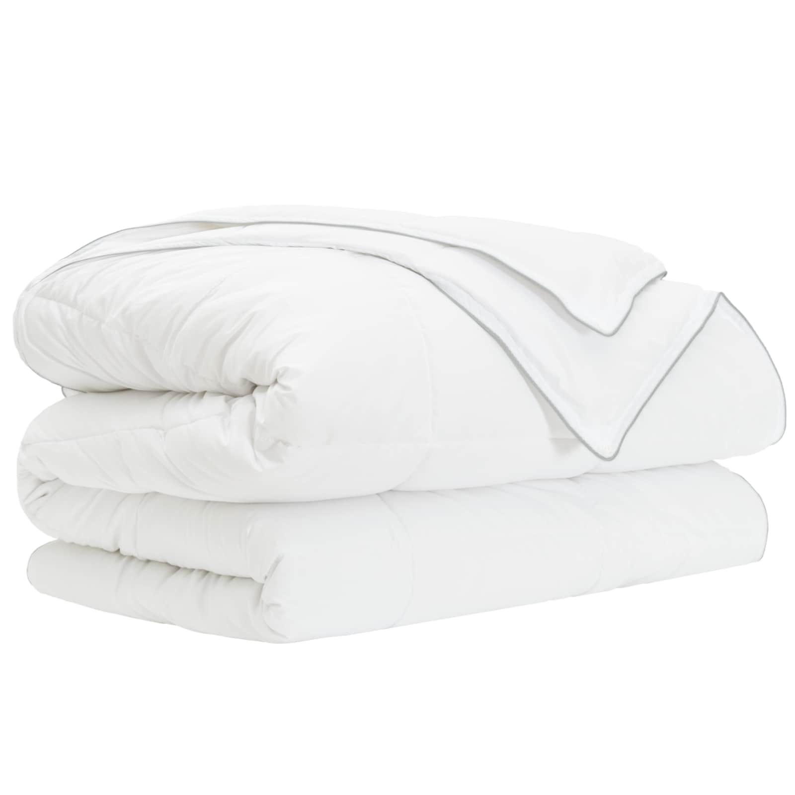 Vol jaar dekbed Wit 260 x 220 cm Bamboevezel – afbeelding 1