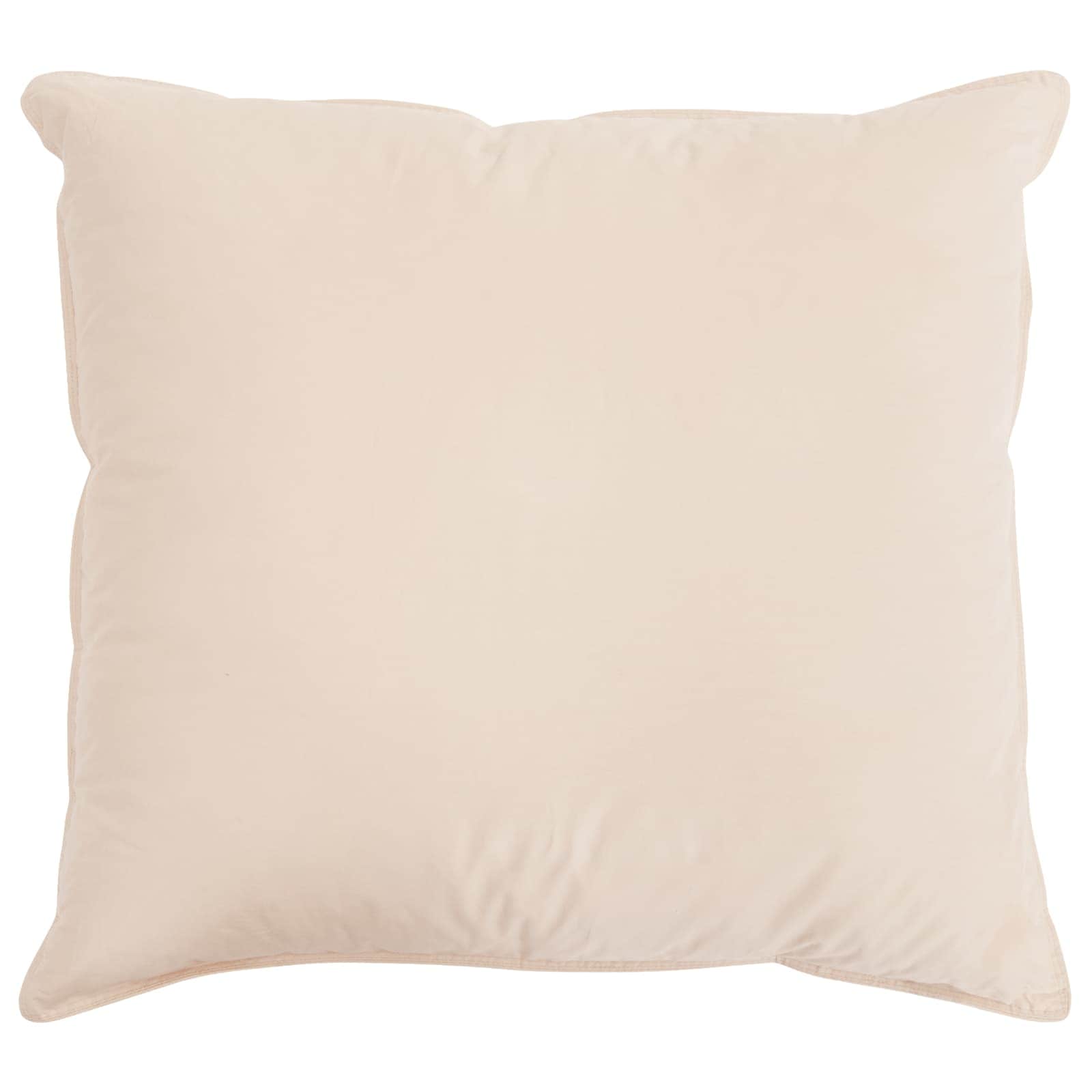 Hoofdkussen Beige 80 x 80 cm Kapokvezel