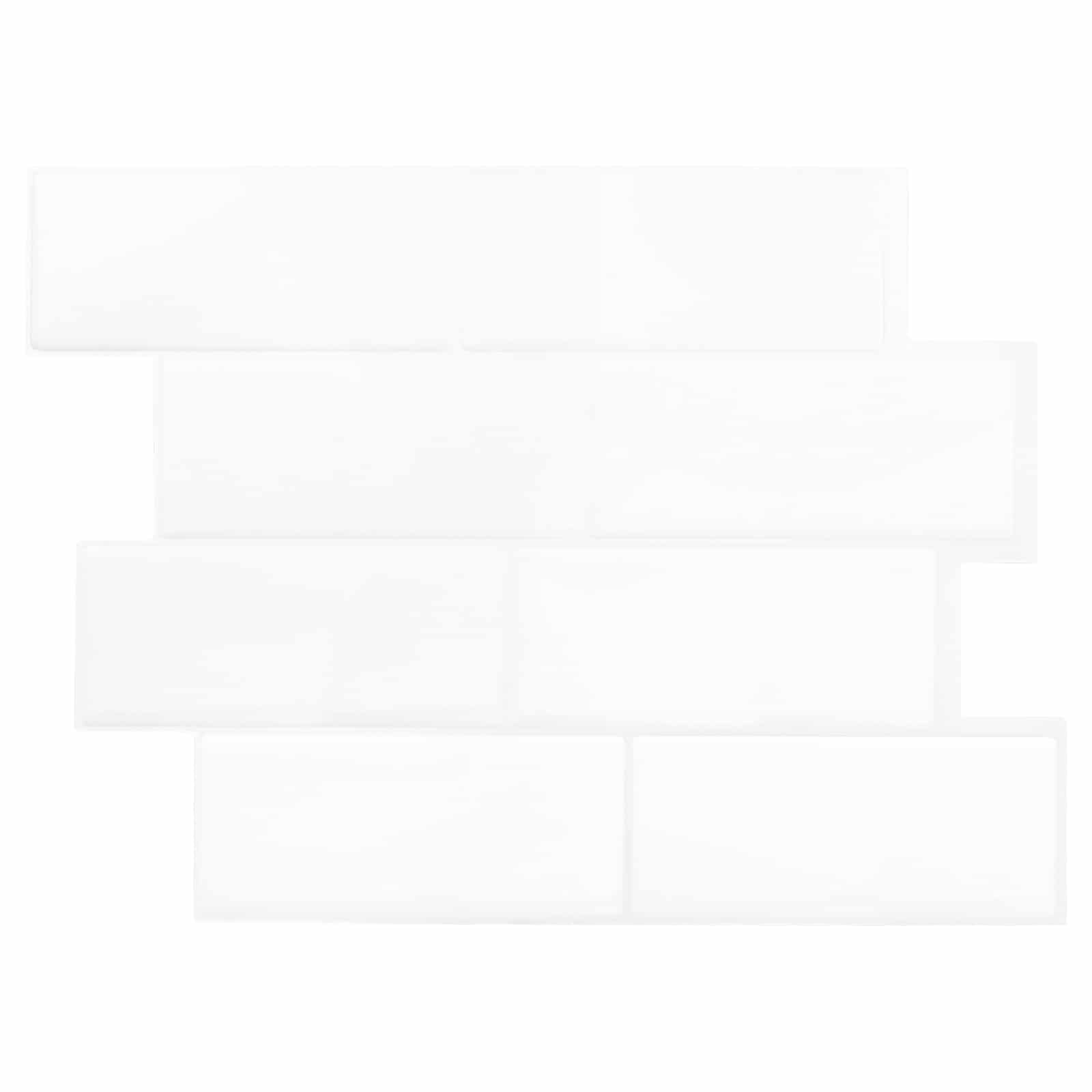 Subway Tegel 20 pcs Wit 29 x 21 cm Polyurethaan en PET