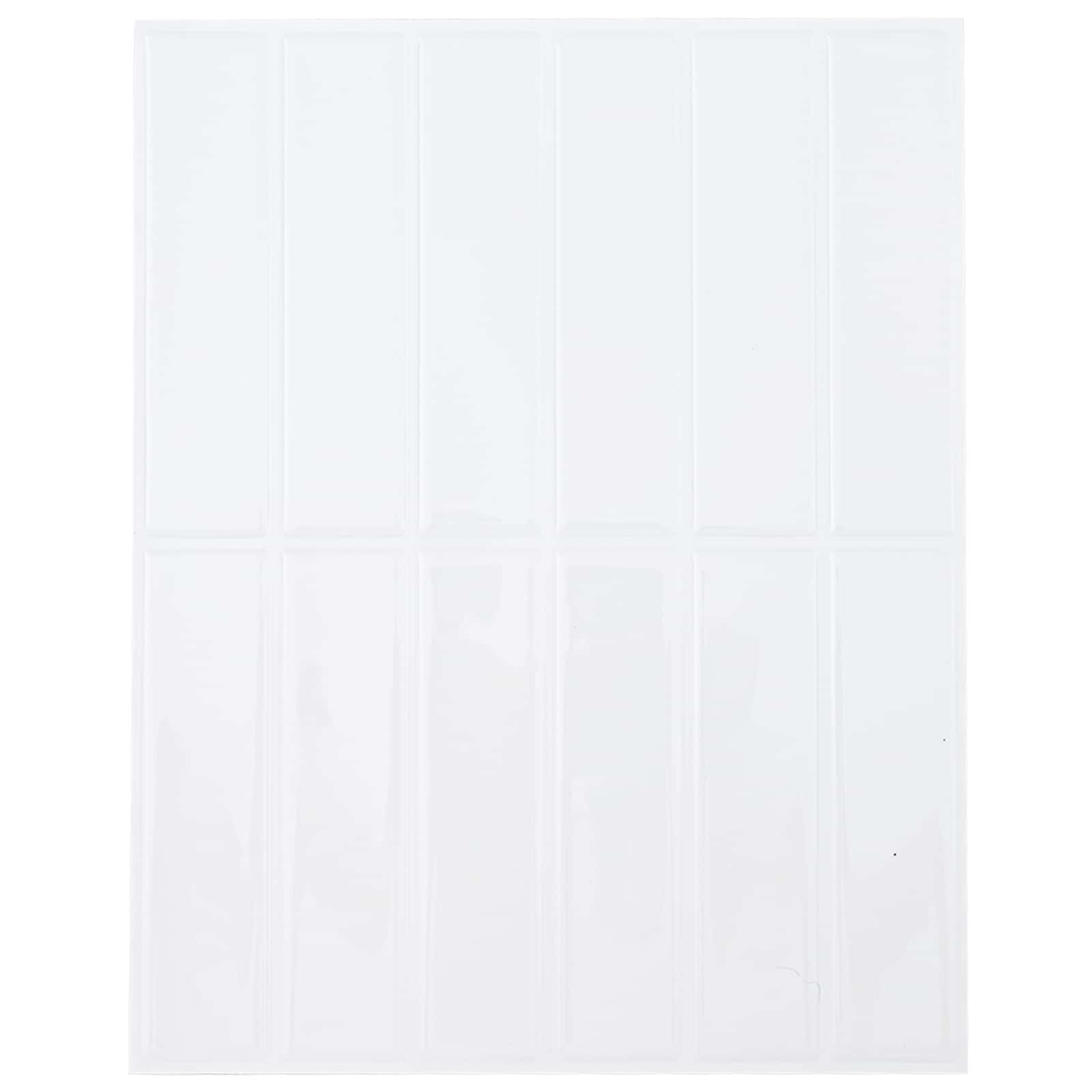 Rechthoekige Tegel 50 pcs Wit 29 x 23 x 0,08 cm