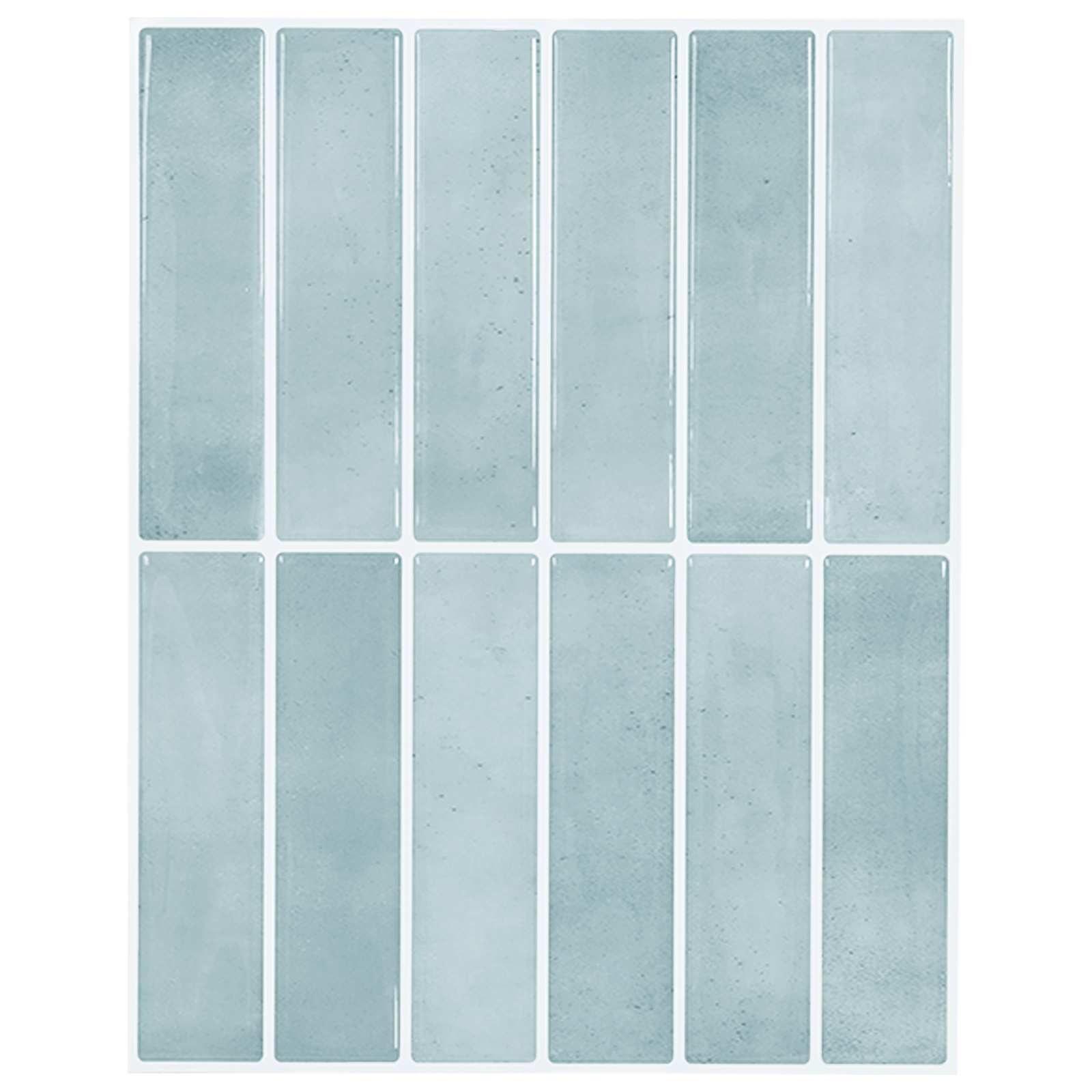 Rechthoekige Tegel 50 pcs Grijs groen 29 x 23 x 0,08 cm