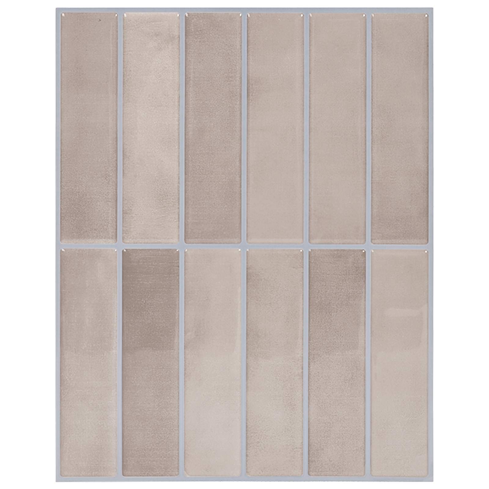 Rechthoekige Tegel 20 pcs Beige Koffie 29 x 23 x 0,08 cm