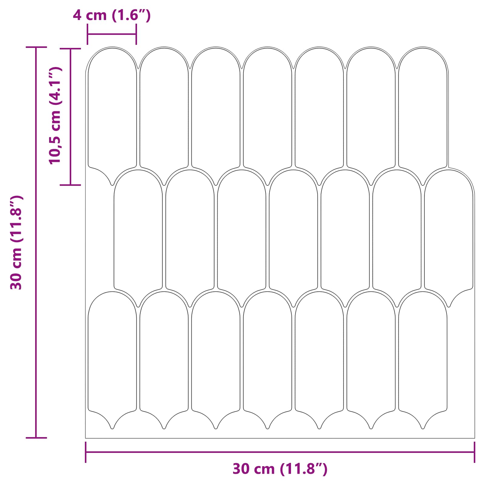 Veer Tegel 50 pcs Lichtblauw 30 x 30 cm Polyurethaan en PET – afbeelding 10
