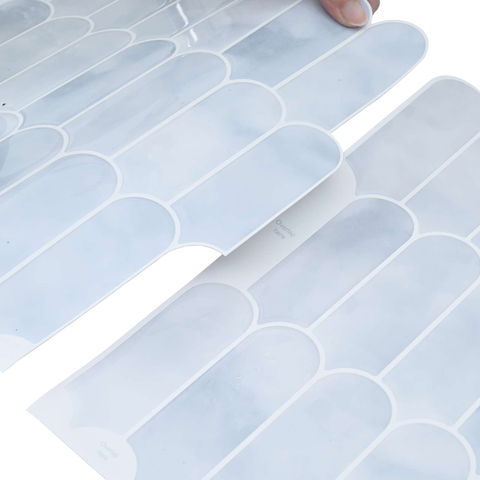 Veer Tegel 50 pcs Lichtblauw 30 x 30 cm Polyurethaan en PET – afbeelding 7