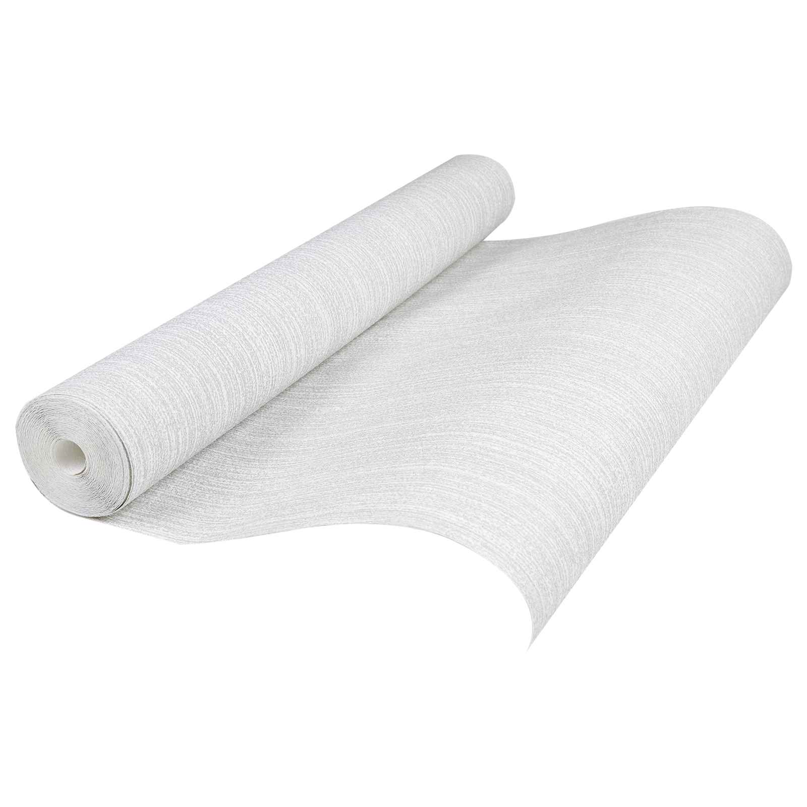 3D Vast Behang Gestreept Lichtgrijs 10 x 0,53 m Non-Woven Stof