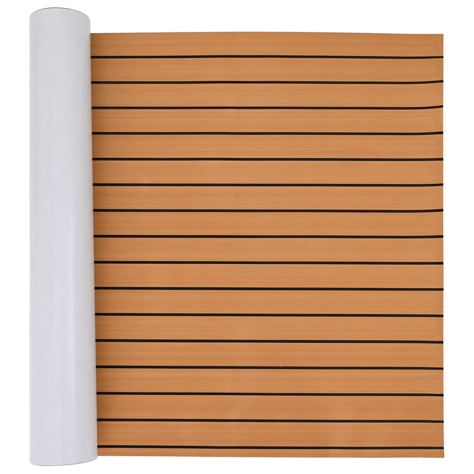 Bootmat Bruin en zwart 240 x 90 cm EVA