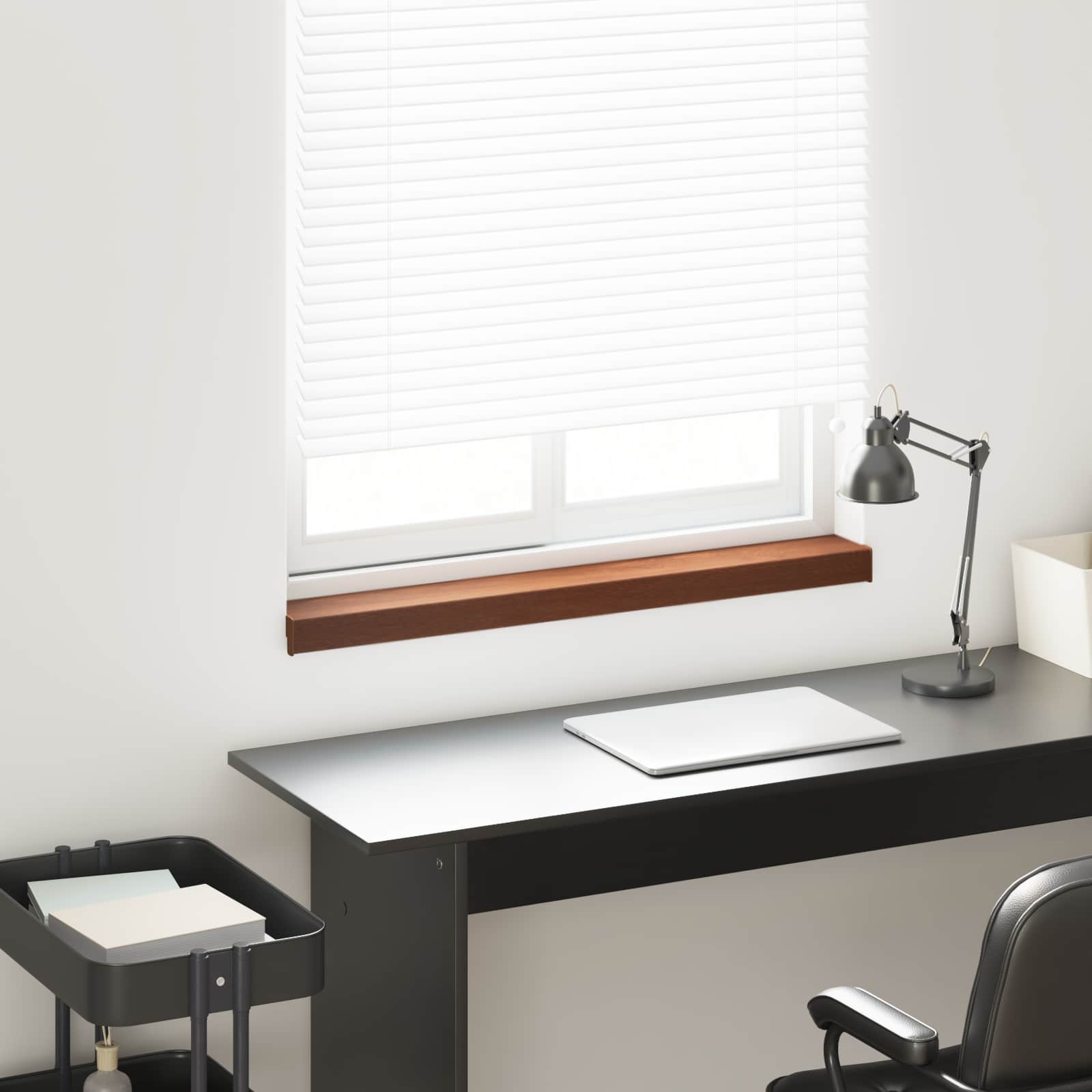 Raamsokkel Bruin hout 100 x 10 x 4,5 cm PVC