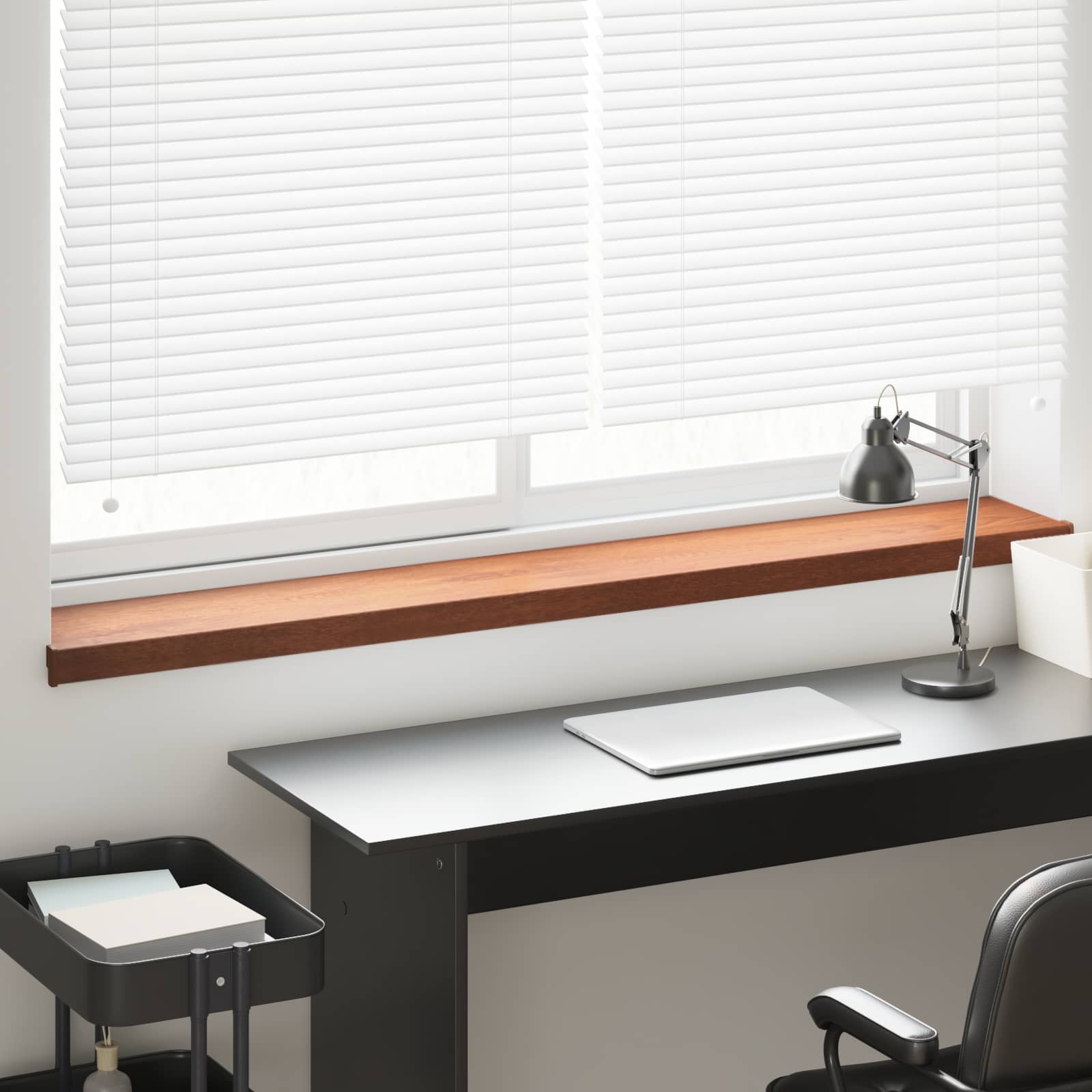 Raamsokkel Bruin hout 140 x 25 x 4,5 cm PVC
