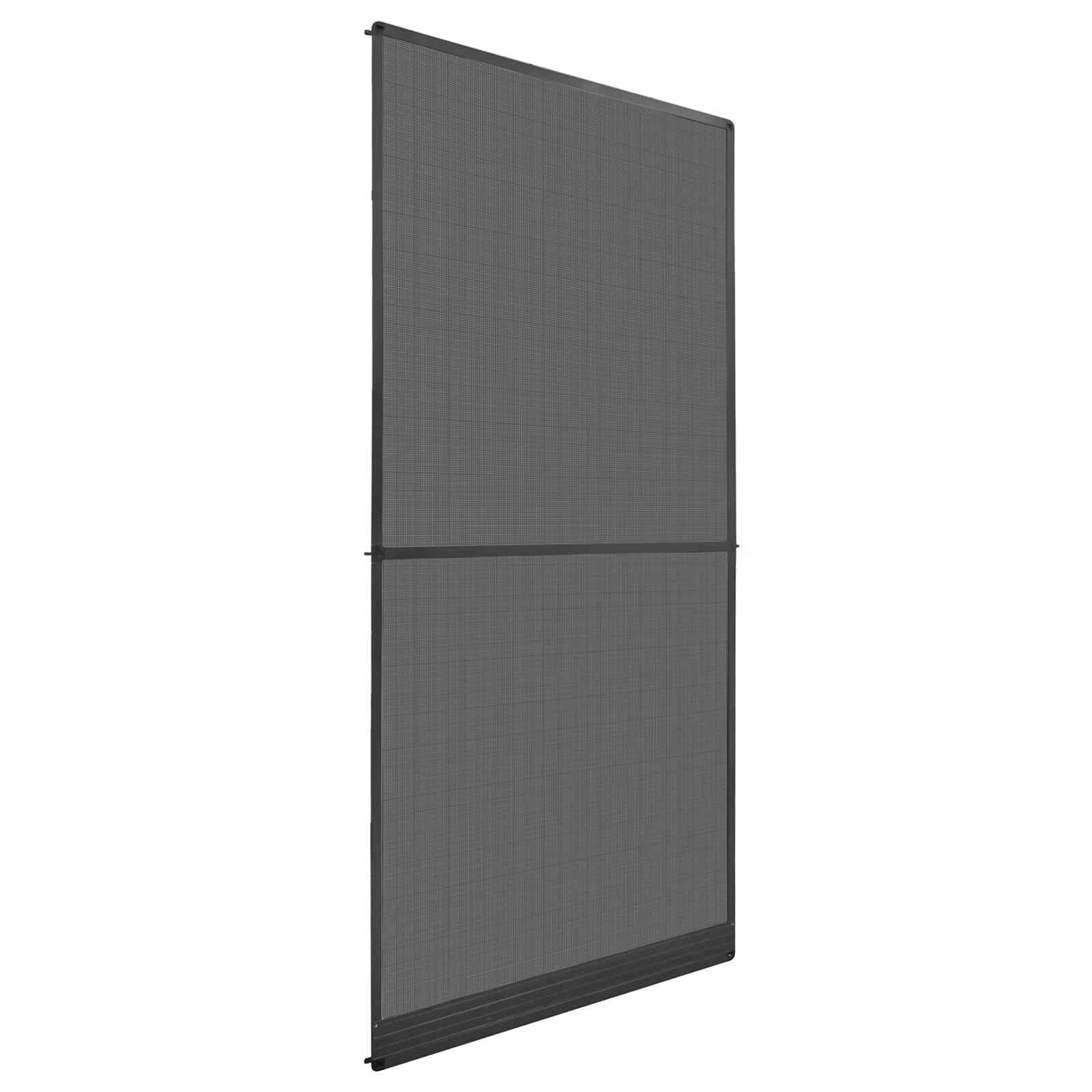 Scharnierend Insectenscherm Antraciet en Zwart 100 x 215 cm – afbeelding 1