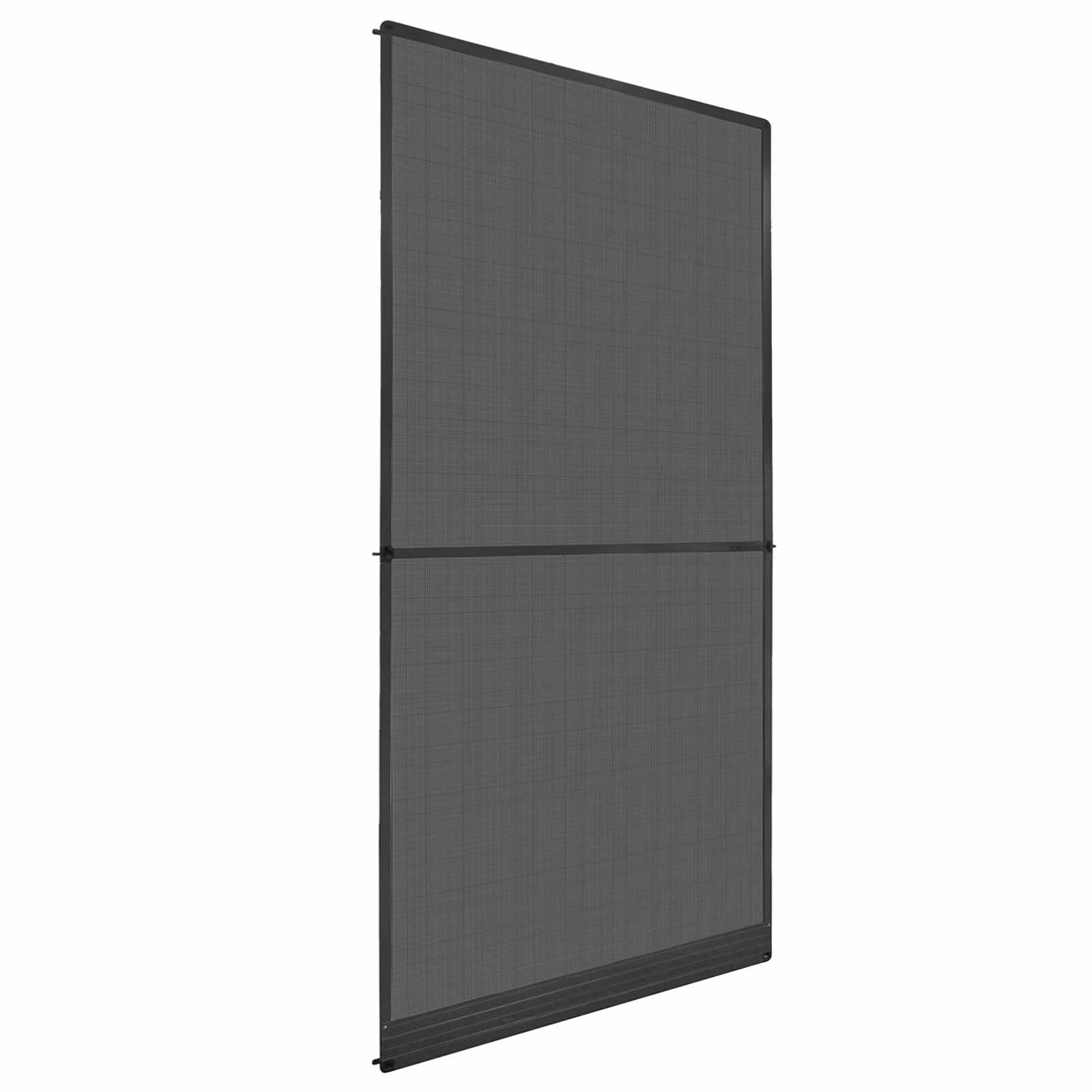 Scharnierend Insectenscherm Antraciet en Zwart 120 x 240 cm – afbeelding 1