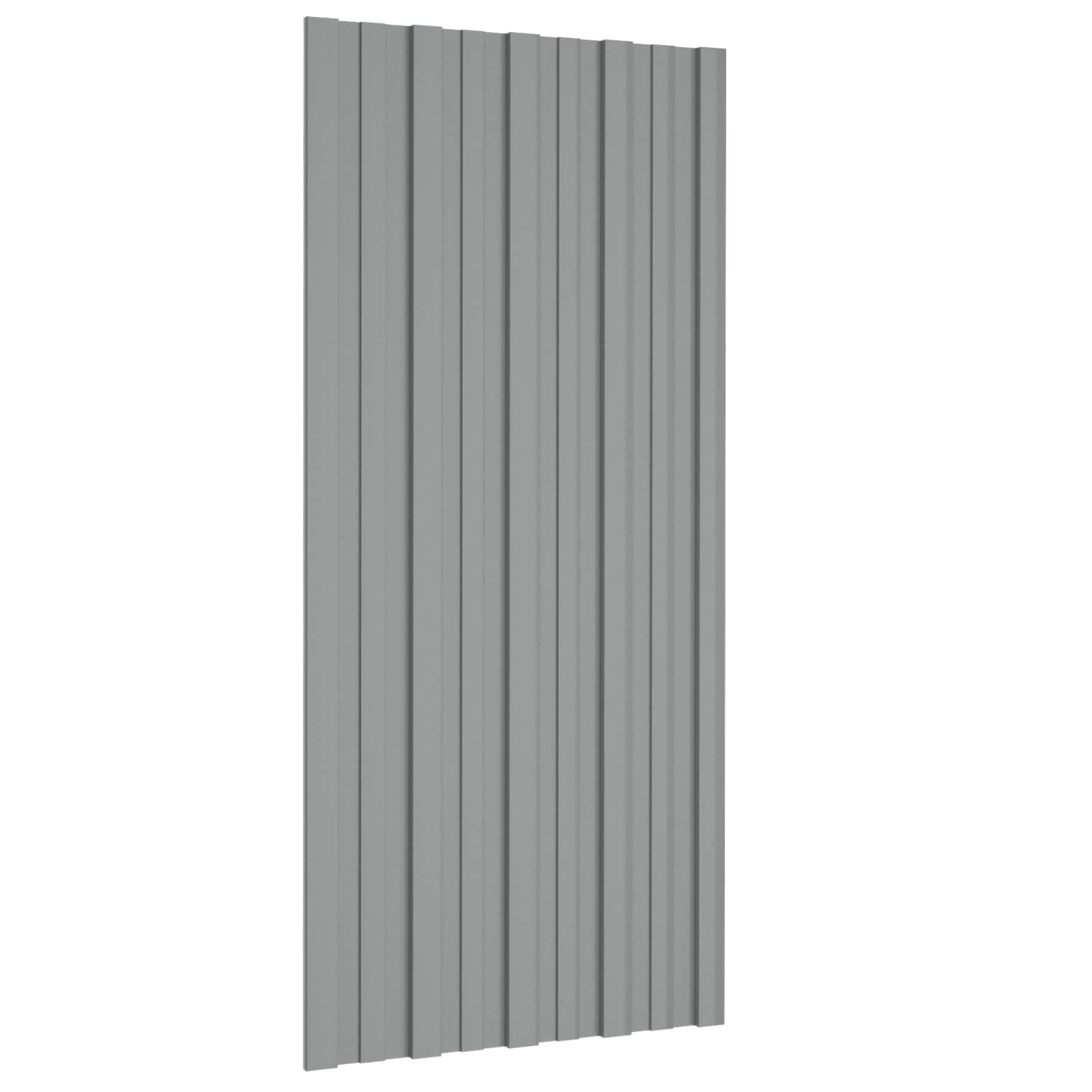 Dakpaneel 36 pcs Grijs 100 x 45 cm Gegalvaniseerd staal – afbeelding 1