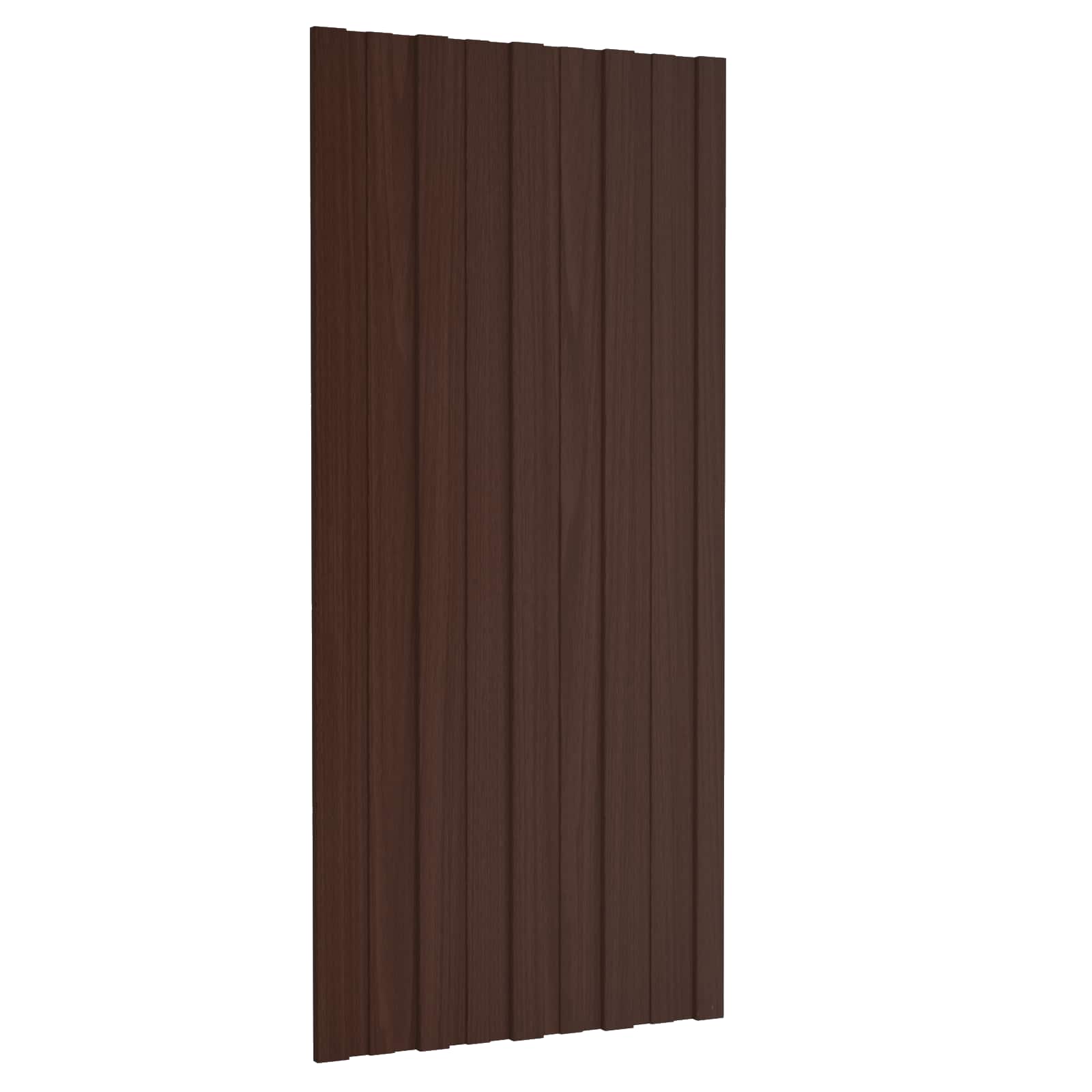 Dakpaneel 12 pcs Bruin 100 x 45 cm Gegalvaniseerd staal – afbeelding 1