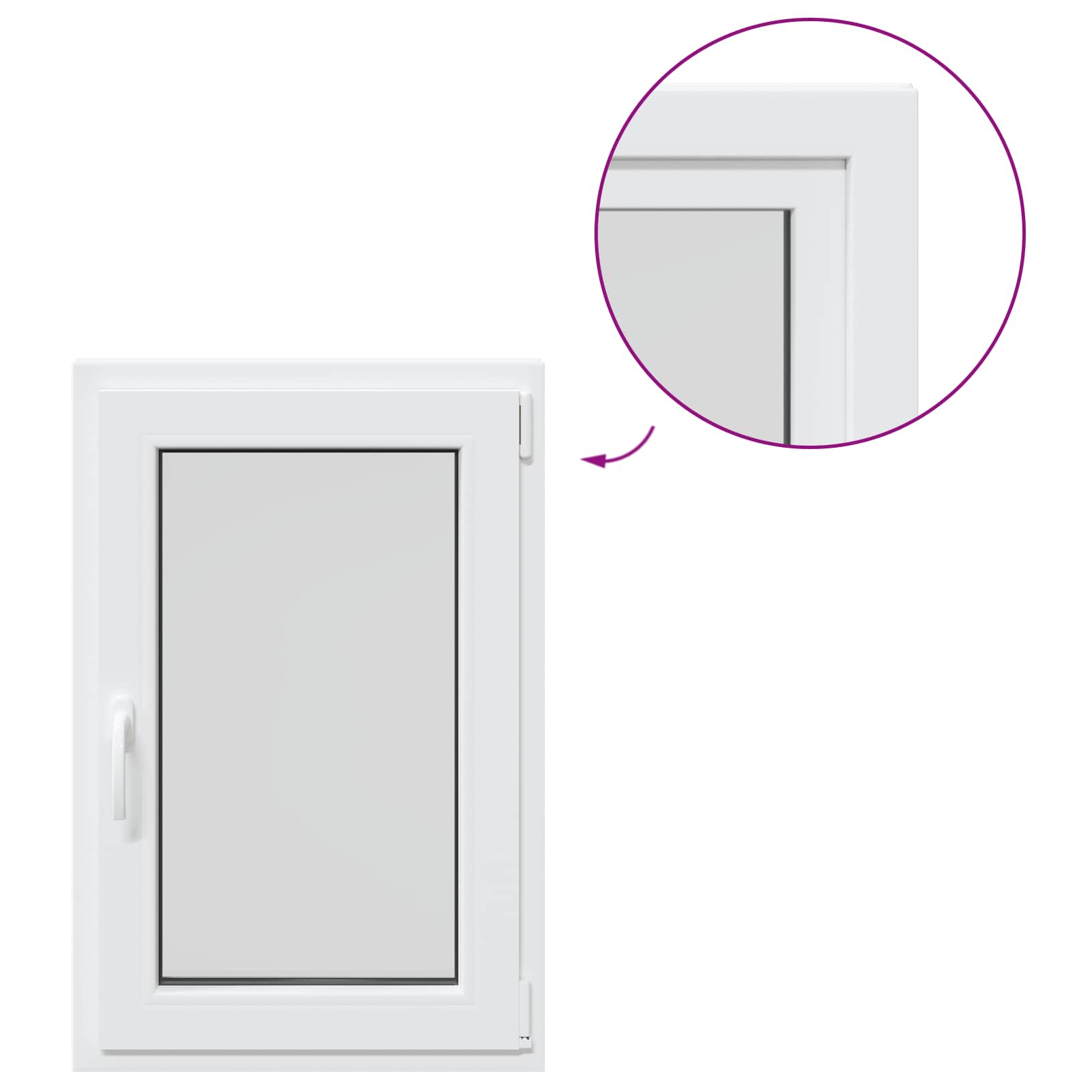 Kantel- en draaivenster voor de kelder RISOR 60 x 90 cm – afbeelding 8