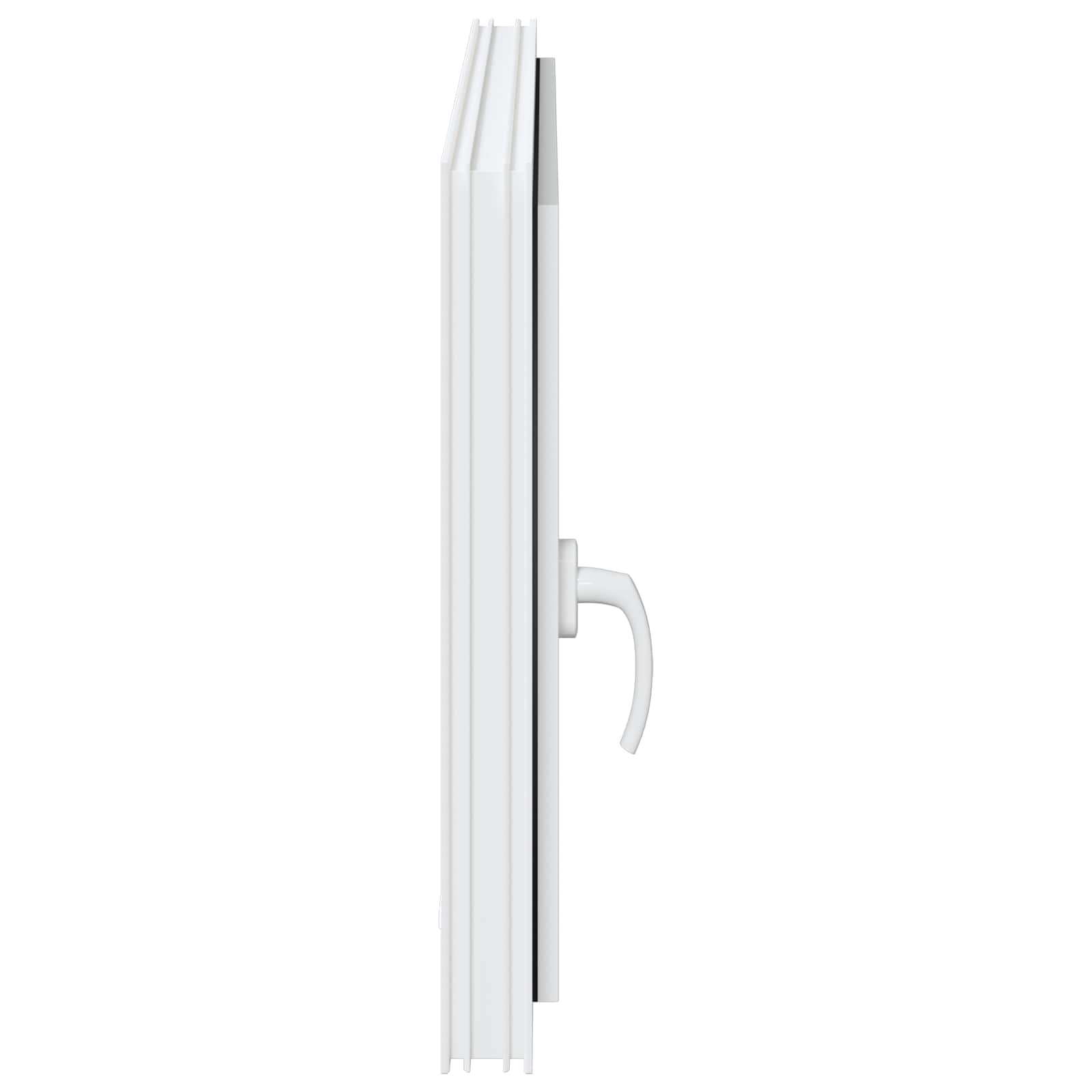 Kelderraam RISOR 100 x 70 cm PVC en glas Wit – afbeelding 5