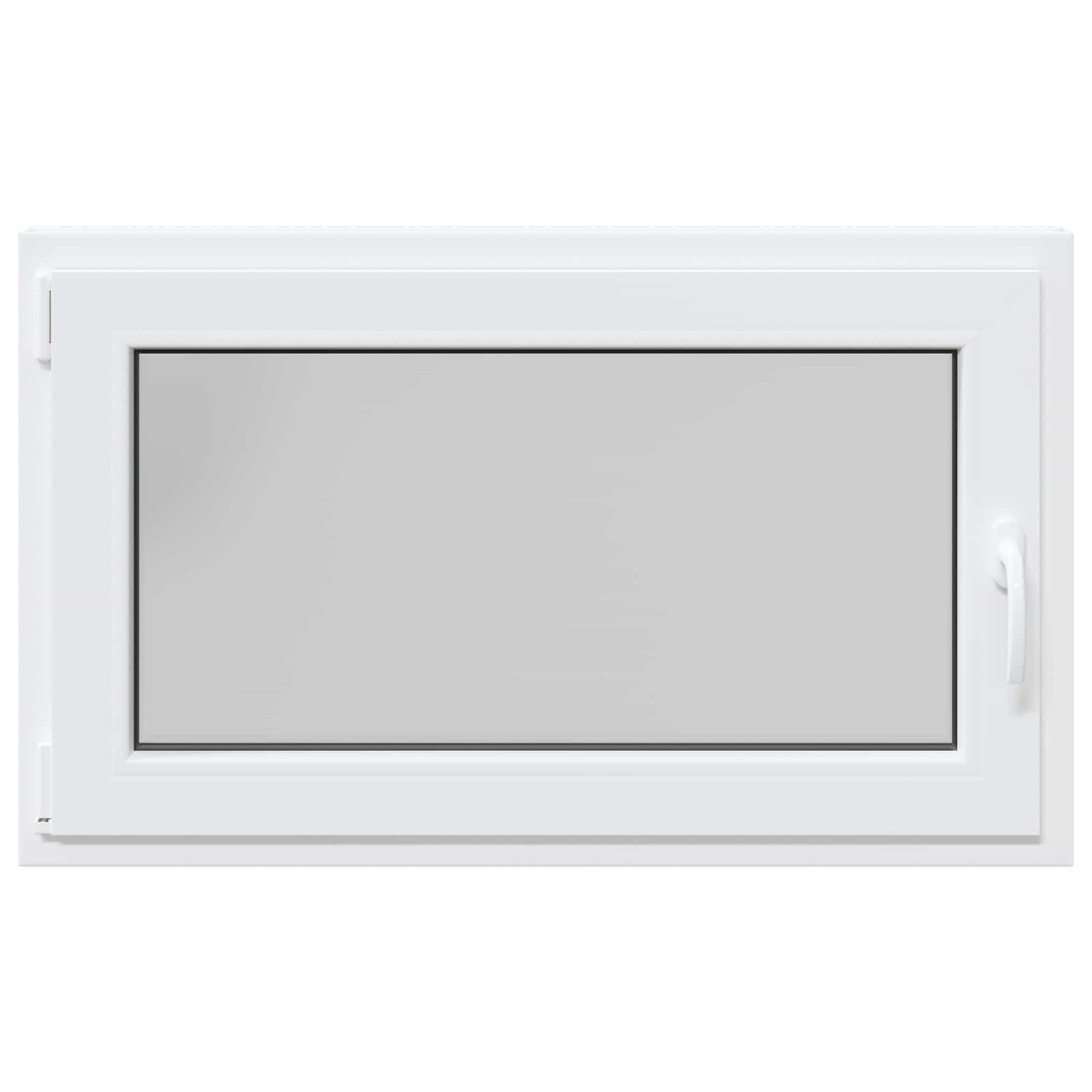 Kelderraam RISOR 100 x 70 cm PVC en glas Wit – afbeelding 4
