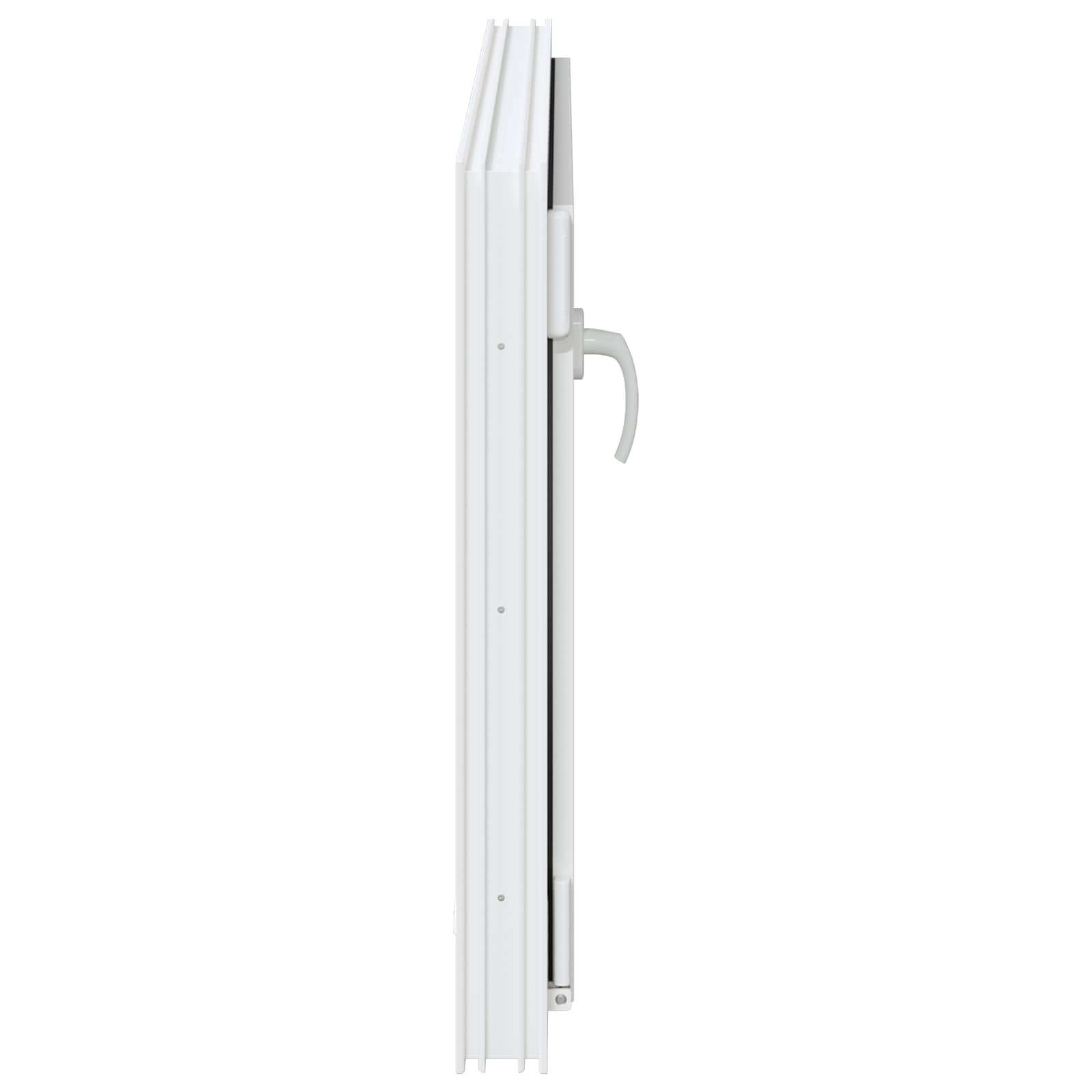 Kelderraam RISOR 100 x 70 cm PVC en glas Wit – afbeelding 5