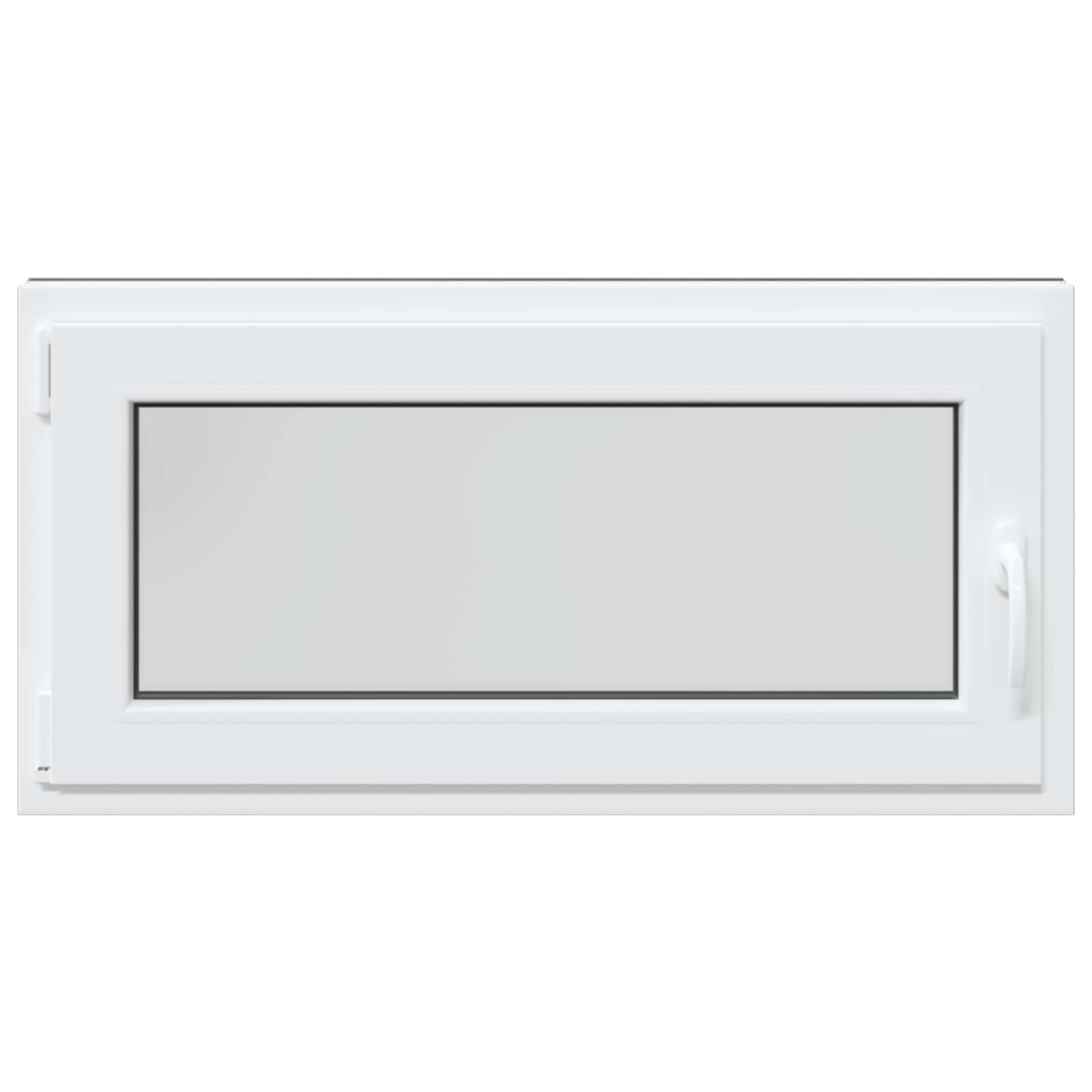 Kelderraam RISOR 100 x 50 cm PVC en glas Antracietkleurig – afbeelding 4