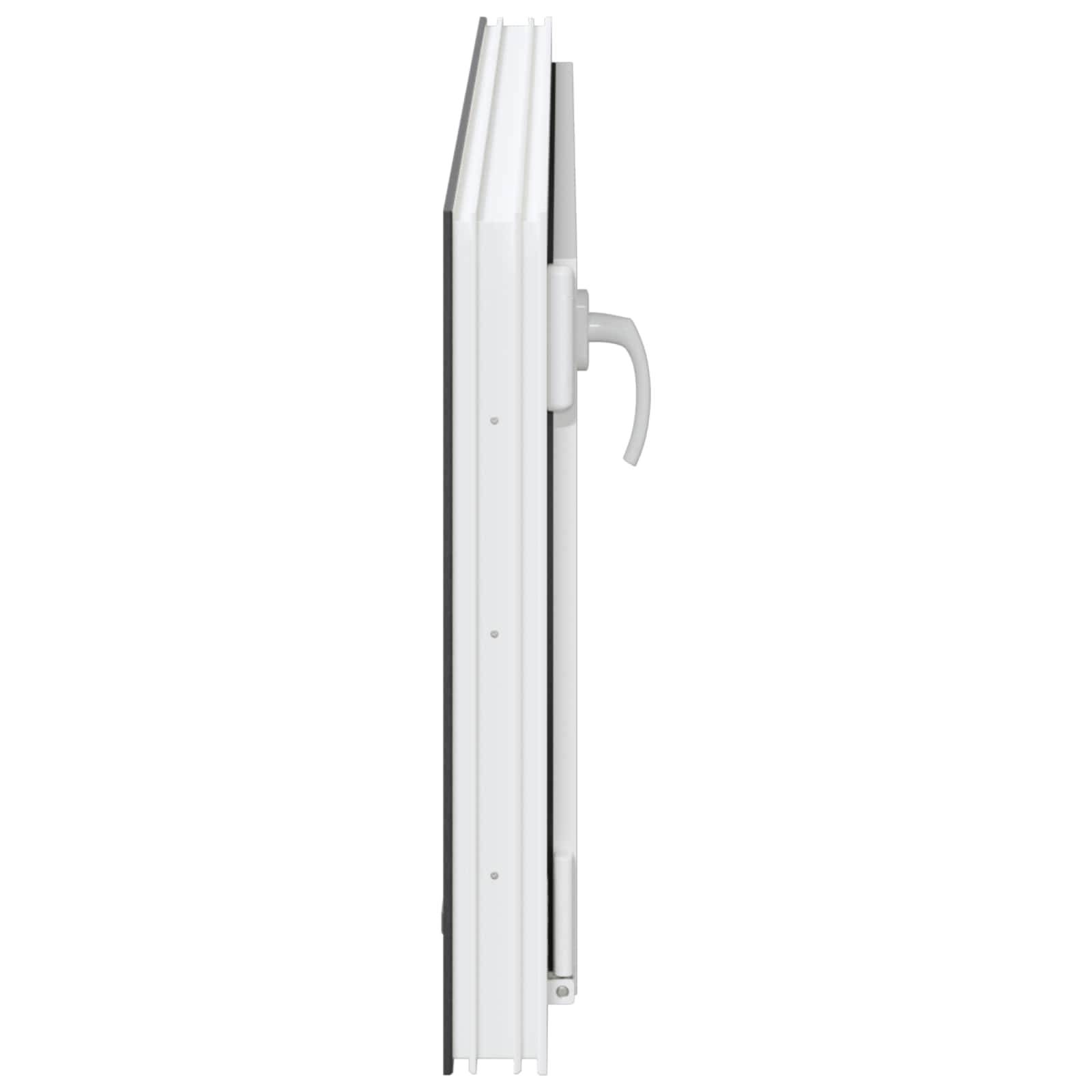 Kelderraam RISOR 100 x 50 cm PVC en glas Antracietkleurig – afbeelding 5