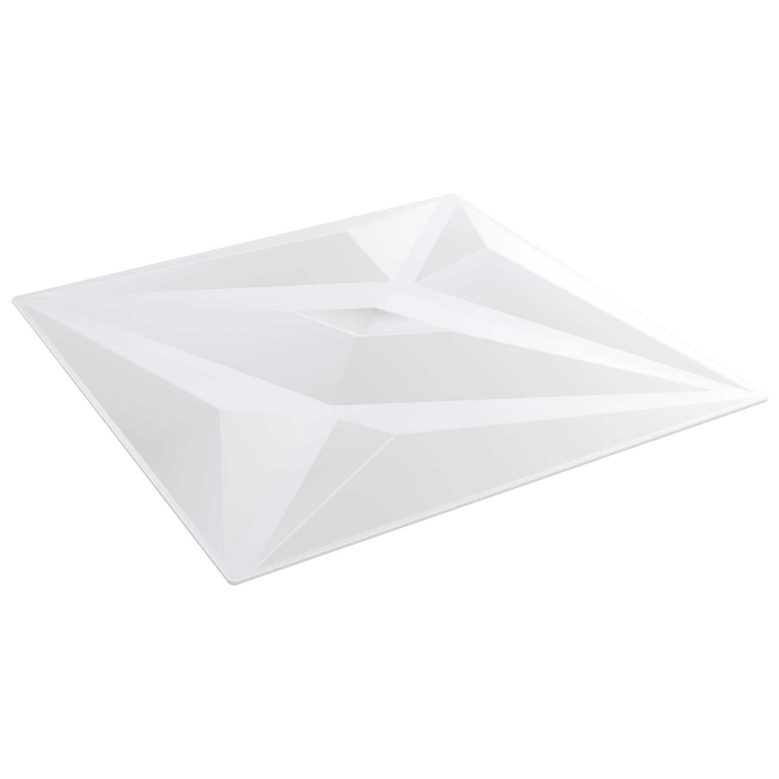 Wandpanelen Ster 12 pcs Wit ster 50 x 50 cm XPS Schuim