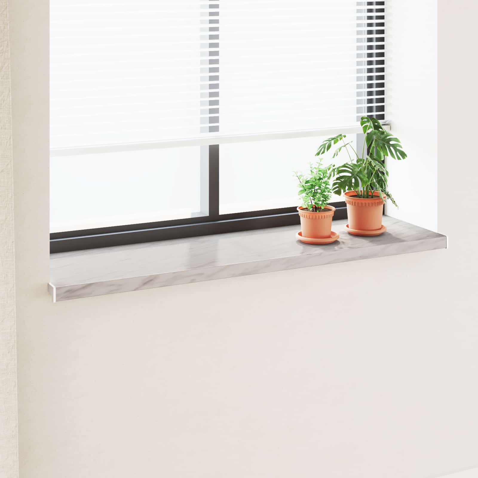 Raamsokkel Marmer Text 160 x 45 x 4,5 cm PVC