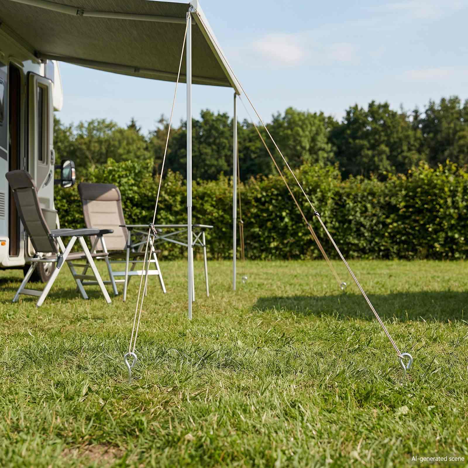 Aardeankers 10 pcs Zilverkleurig Ø10 x 40 cm