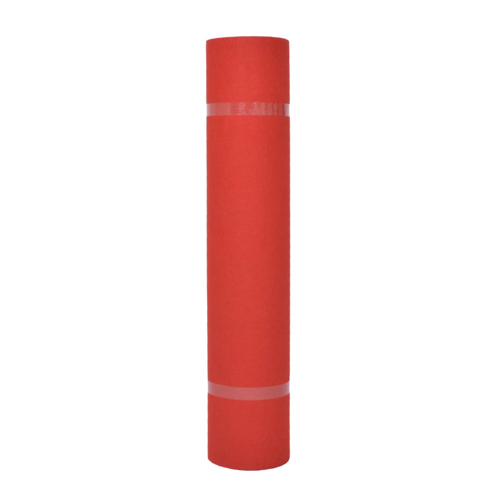 Tapijt Effen Rood 1 x 24 m Stof