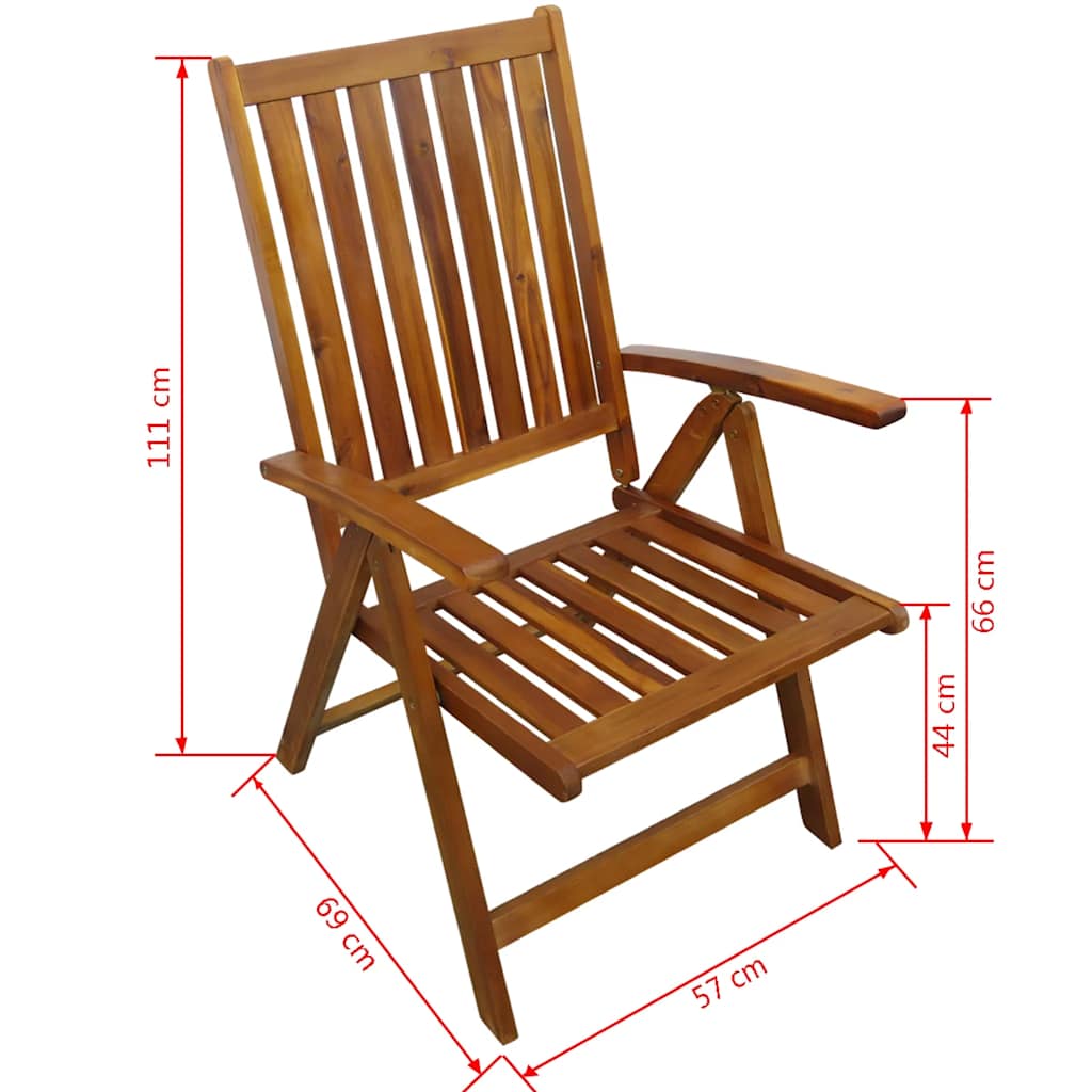 7-delige Tuinset massief acaciahout – afbeelding 11