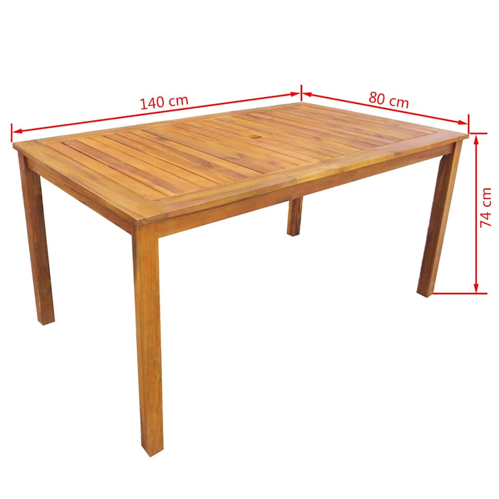 7-delige Tuinset massief acaciahout – afbeelding 7