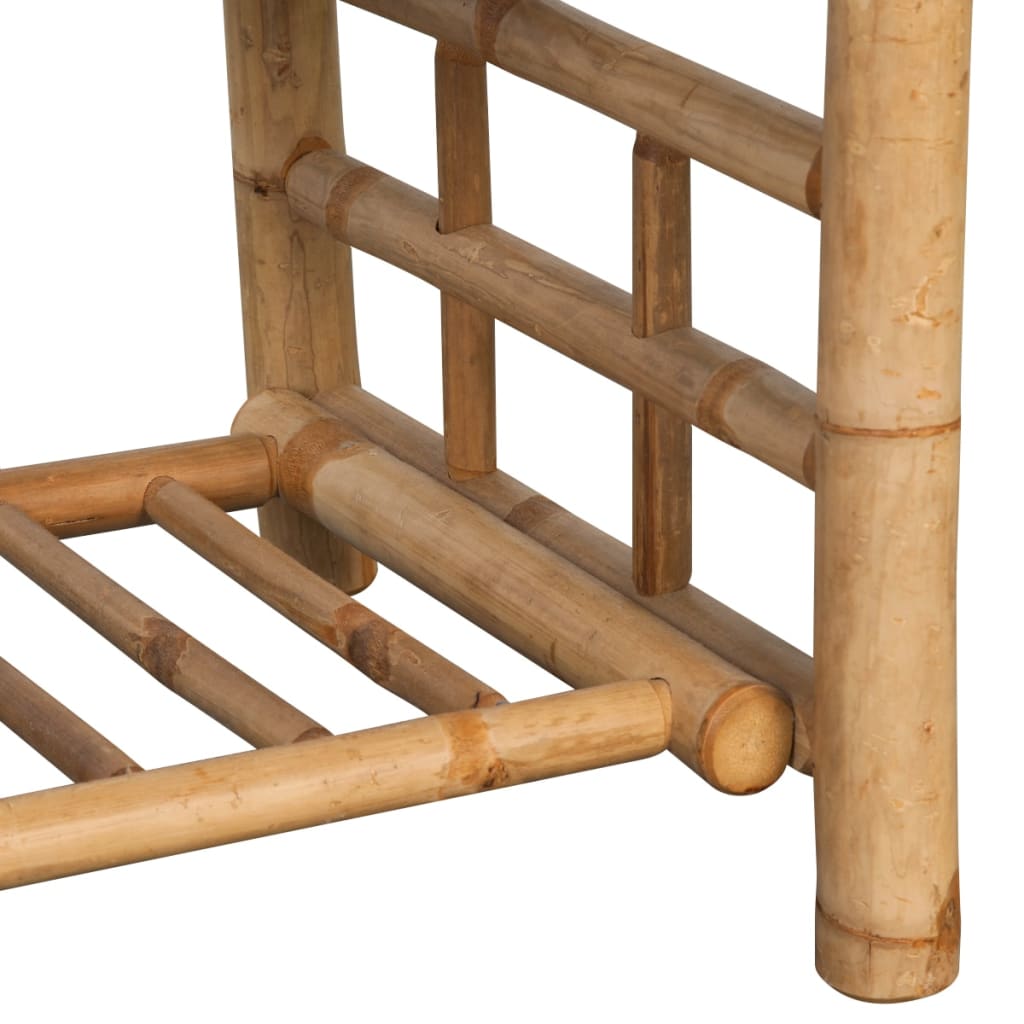 4-delige Loungeset met kussens bamboe – afbeelding 12