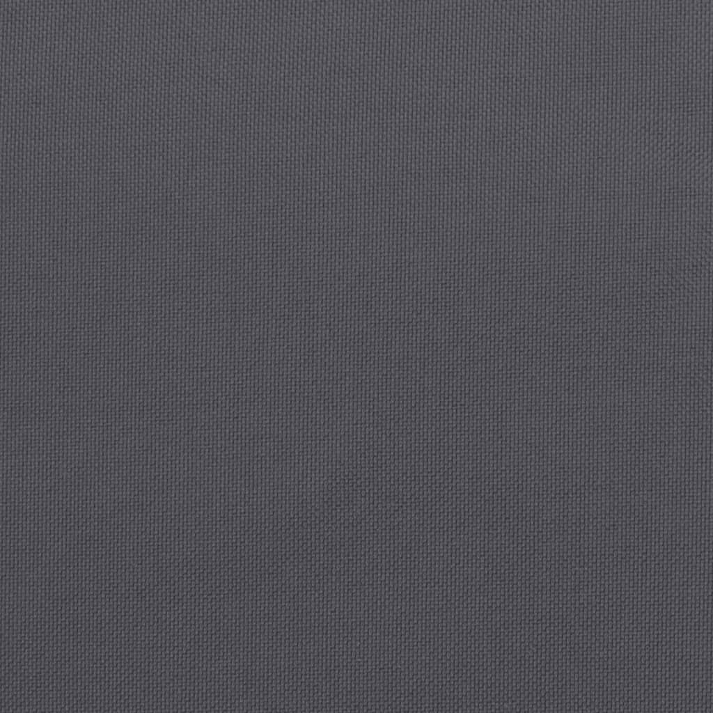 Tuinstoelkussens rugleuning 4 st 120x50x3 cm stof antraciet – afbeelding 9