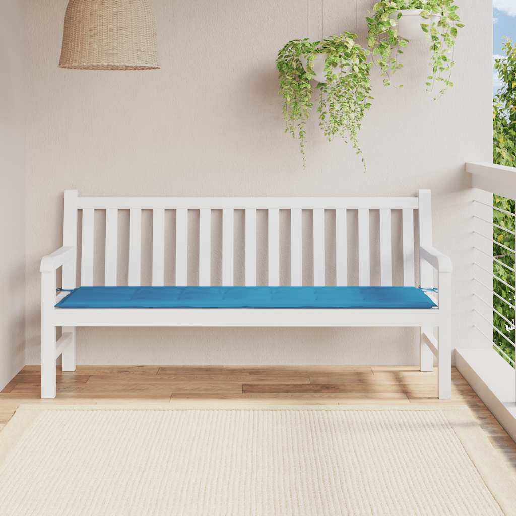 Tuinbankkussen 180x50x3 cm oxford stof blauw