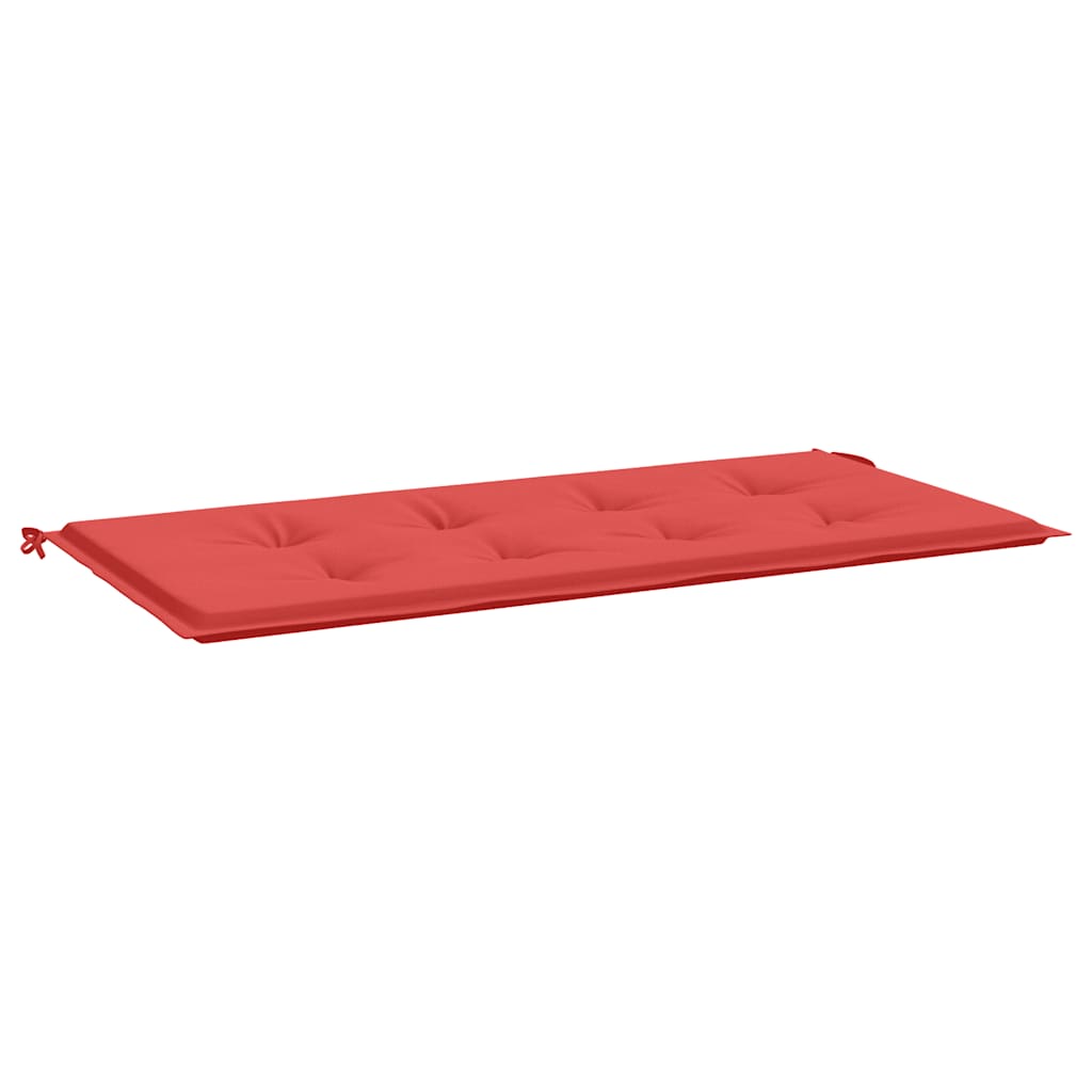 Tuinbankkussen 100x50x3 cm oxford stof rood – afbeelding 2