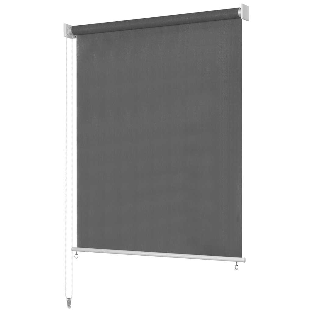 Rolgordijn voor buiten 120x140 cm antraciet – afbeelding 1