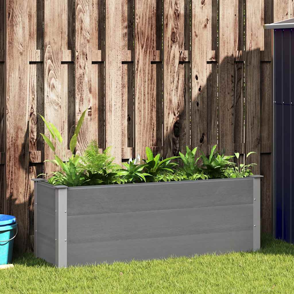 Plantenbak verhoogd 150x50x54 cm HKC grijs