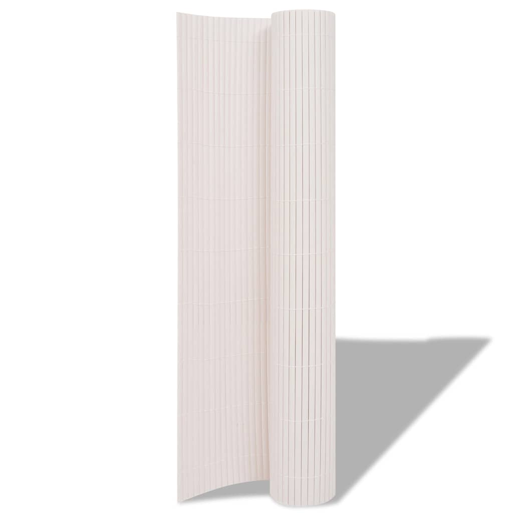 Tuinhek Wit 150 x 500 cm PVC – afbeelding 2