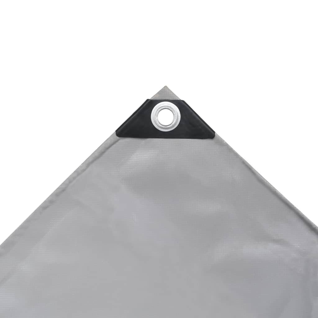 Dekzeil 650 g/m² 4x5 m grijs – afbeelding 3