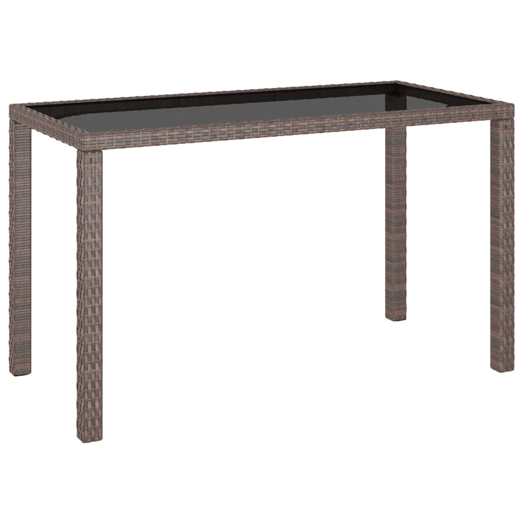 6-delige Tuinset met kussens poly rattan bruin – afbeelding 3