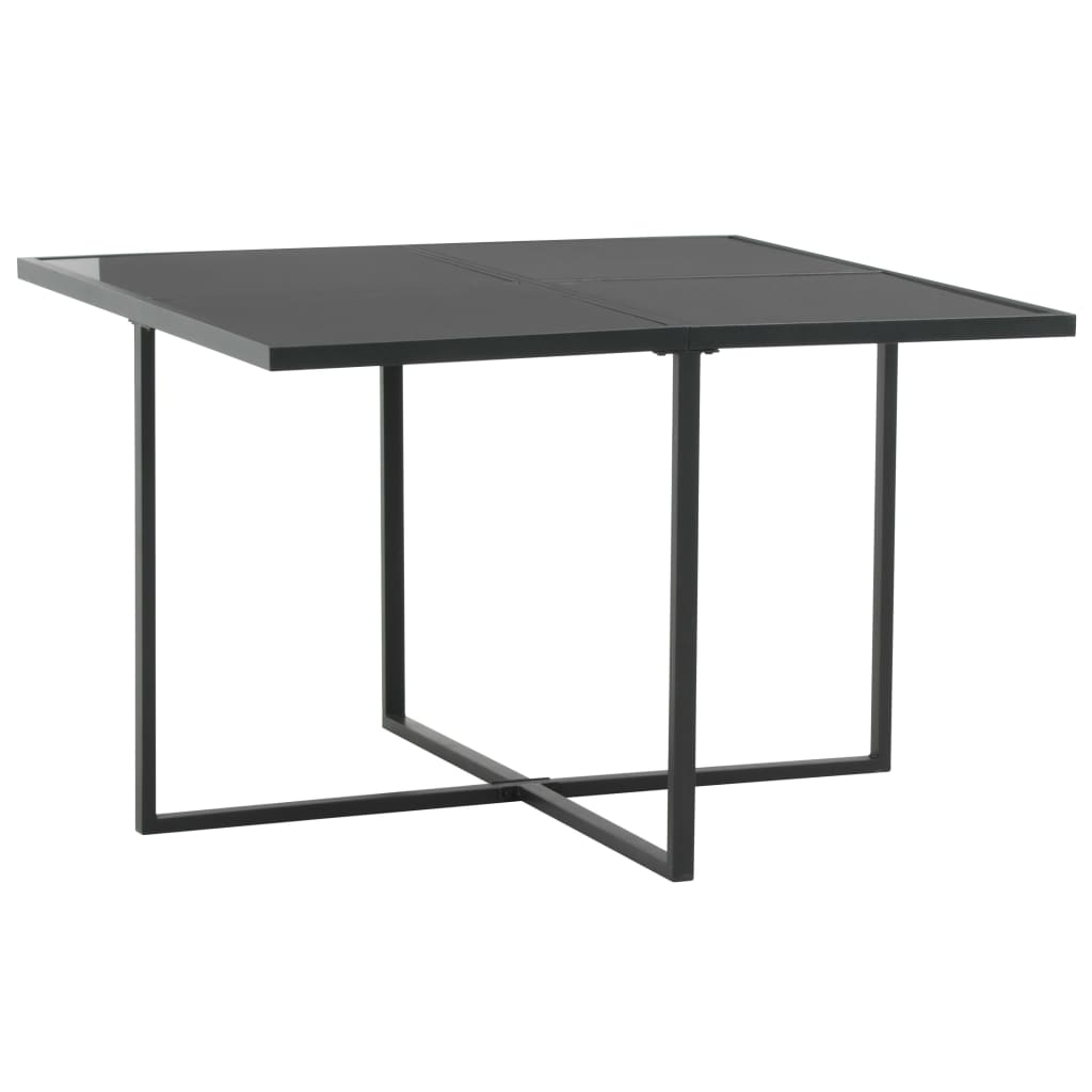 5-delige Tuinset met kussens poly rattan zwart – afbeelding 5