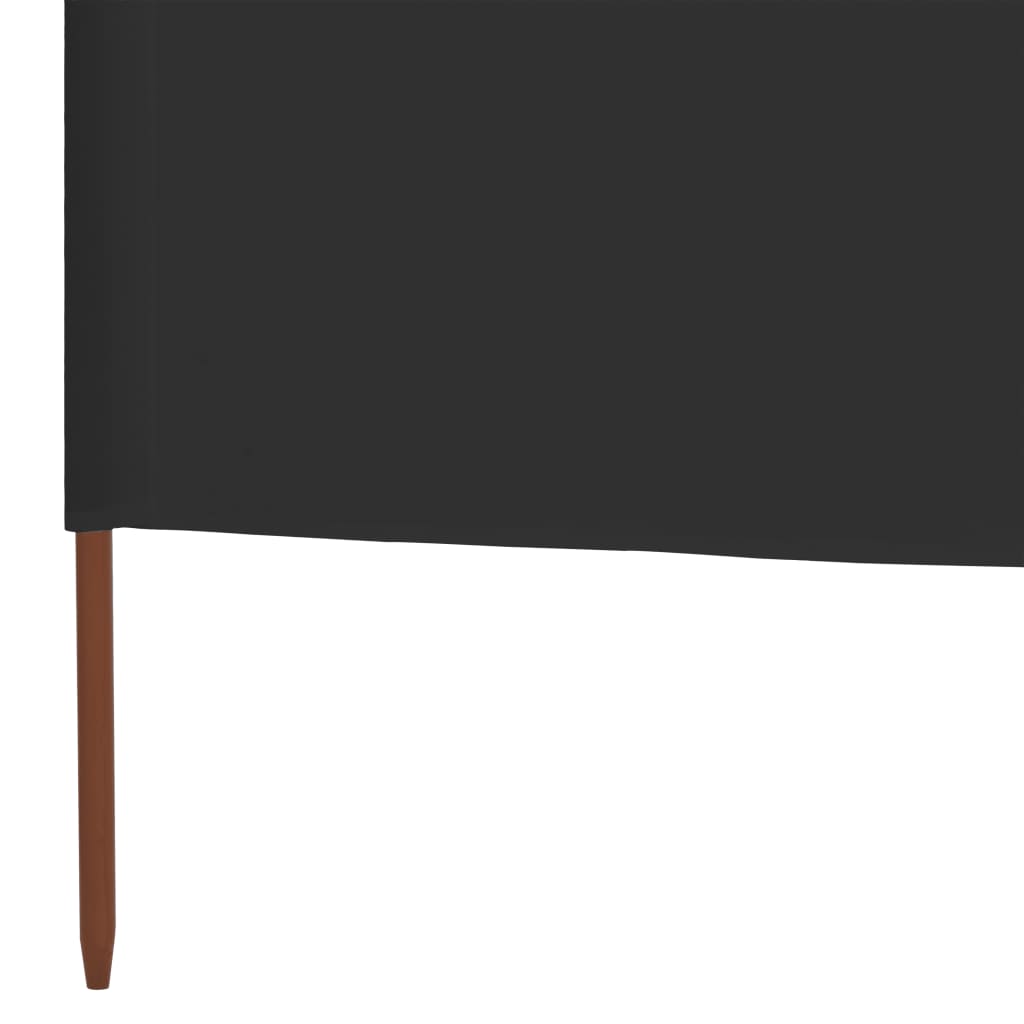 Windscherm 3-panelen 400x120 cm stof antraciet – afbeelding 5