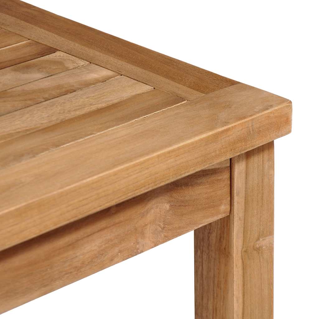 Tuintafel 80x80x77 cm massief teakhout – afbeelding 4