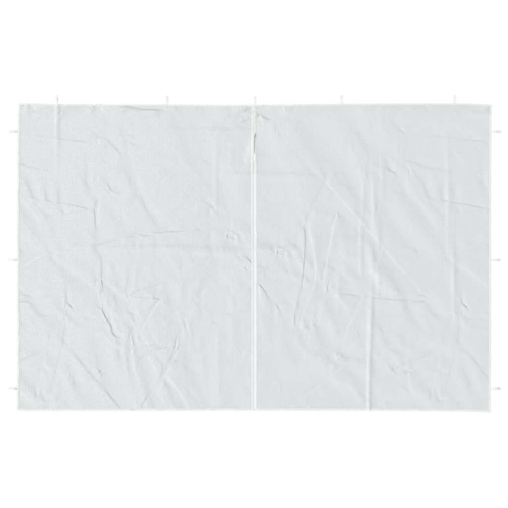 Tentwanden 2 st met ritssluiting PE wit – afbeelding 3