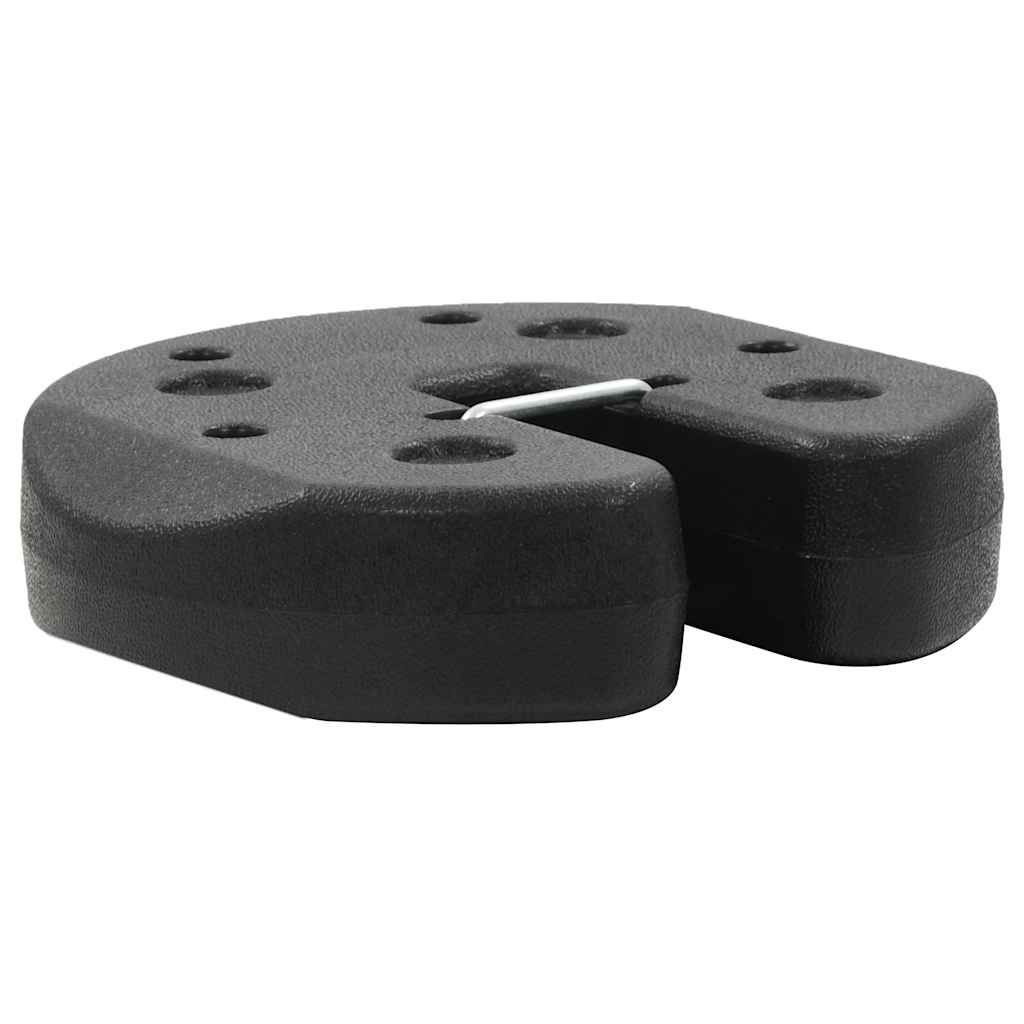 Prieelgewichten 4 st 220x50 mm beton zwart – afbeelding 4